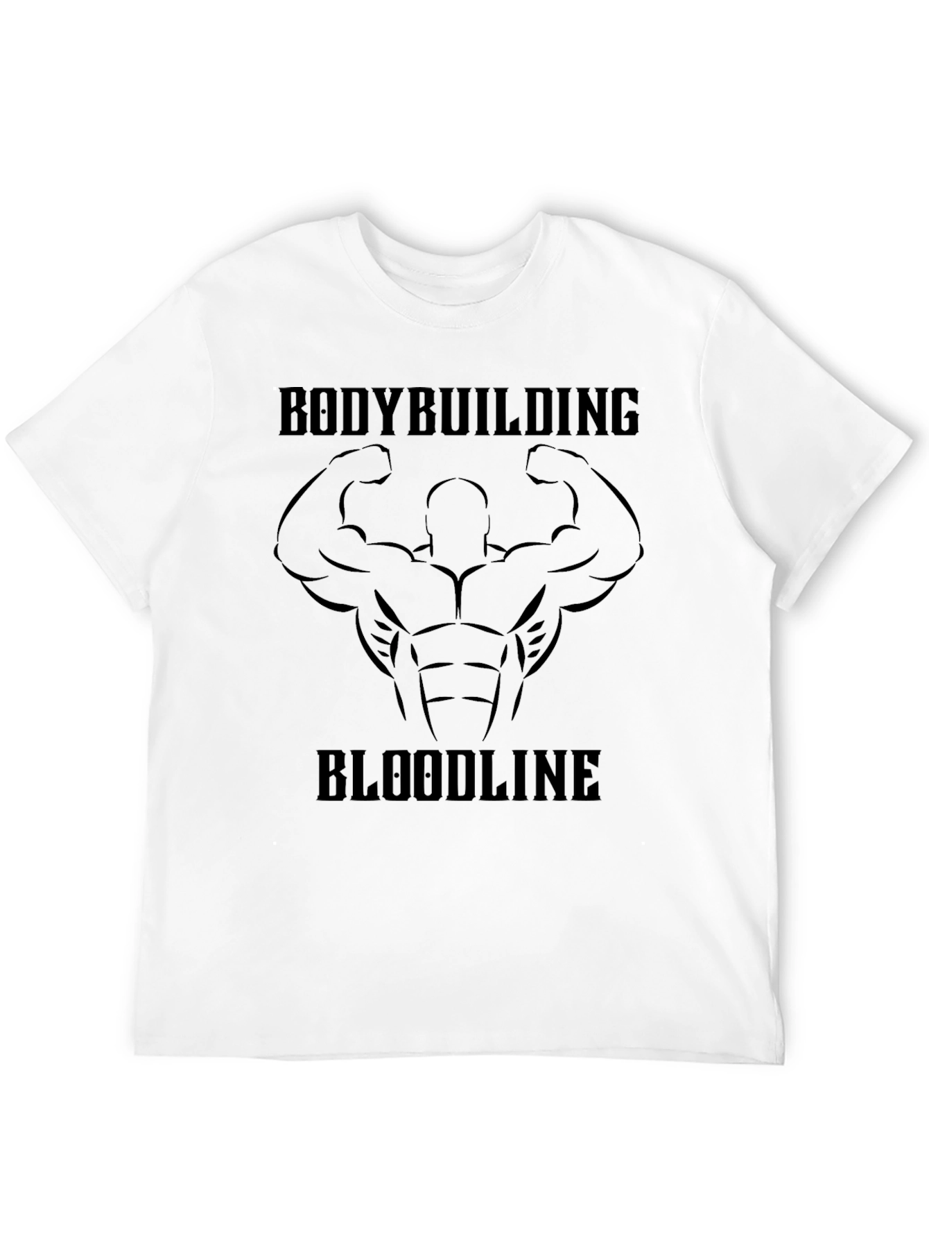 Bodybuilding Bloodline Black Graphic Tee