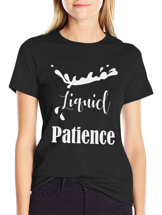 Liquid Patience Graphic T-Shirt - Black