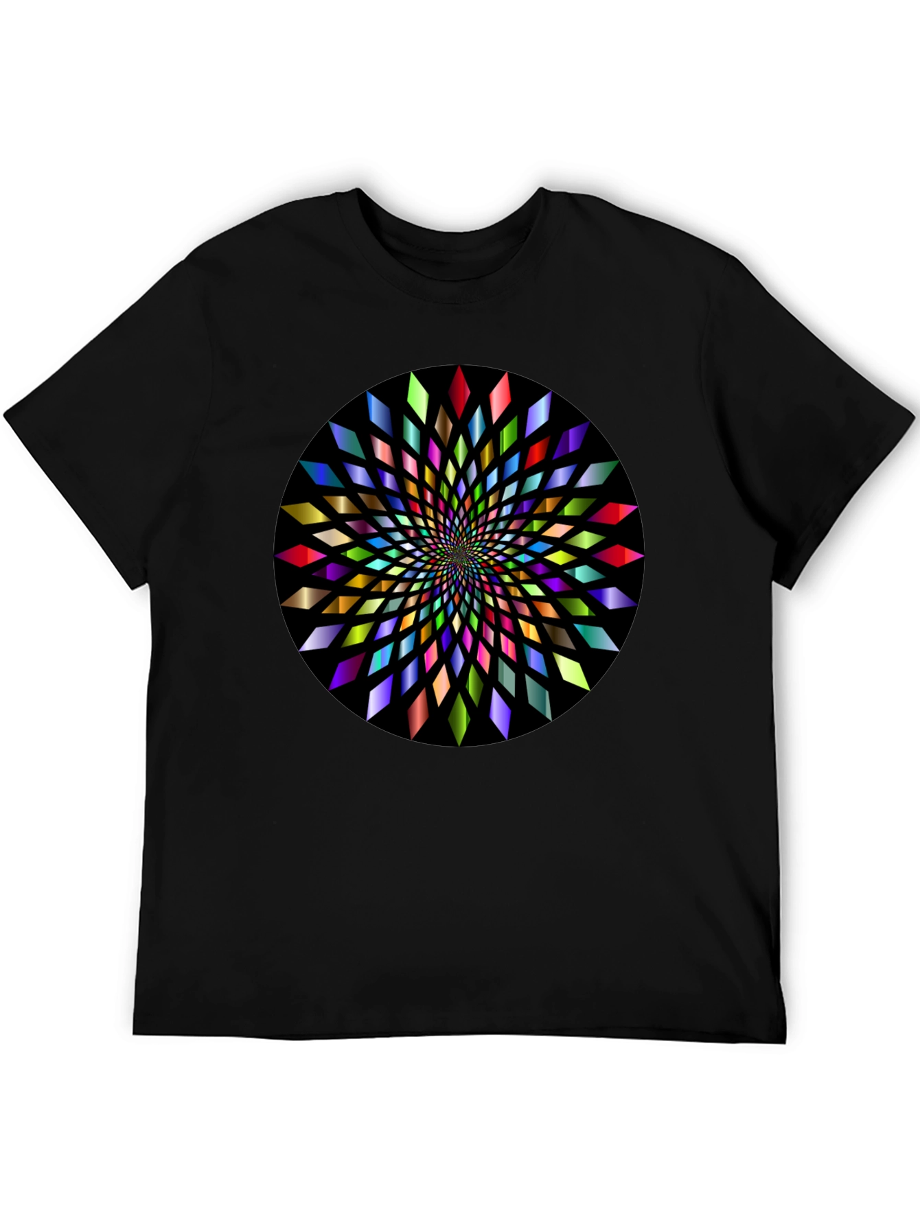 Abstract Geometric Circle Graphic T-Shirt