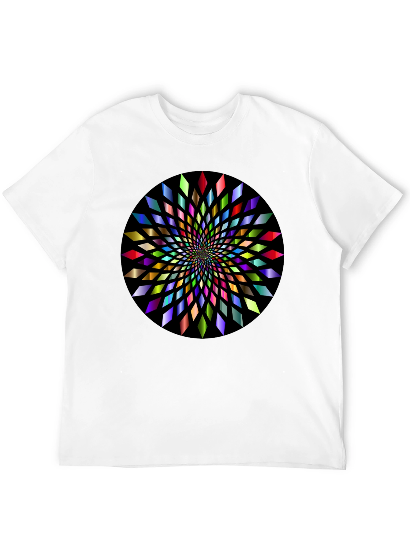 Abstract Geometric Circle Graphic T-Shirt