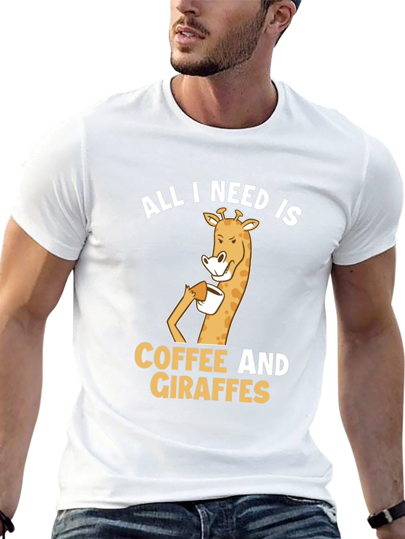 Coffee and Giraffe T-Shirt: All I Need Is...
