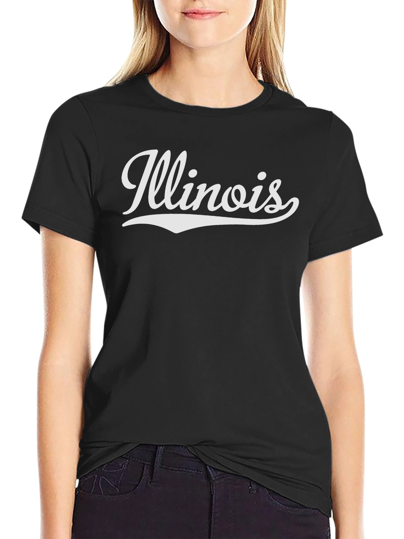 Illinois Script T-Shirt - Classic Graphic Tee