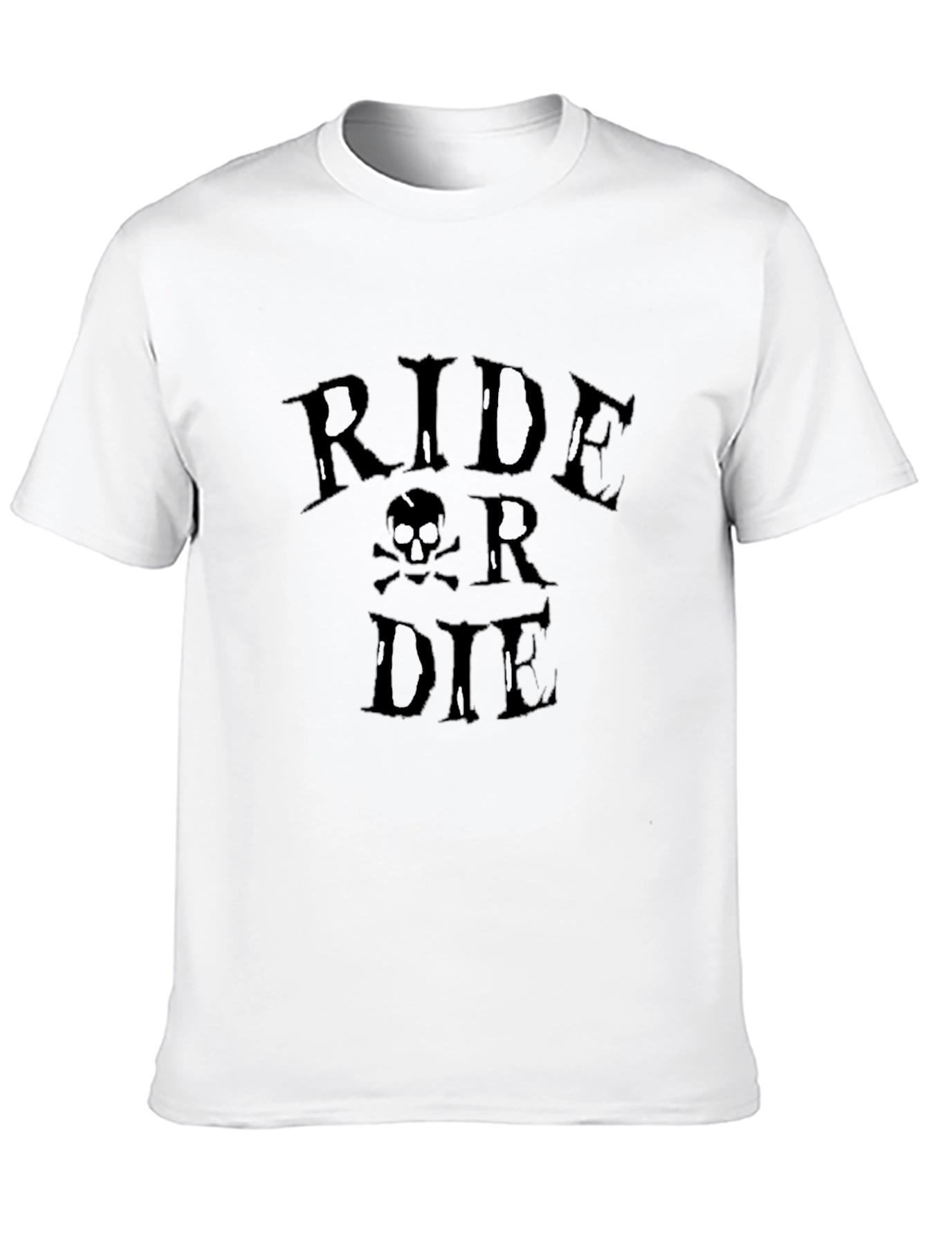 Ride or Die Graphic T-Shirt - Biker Style