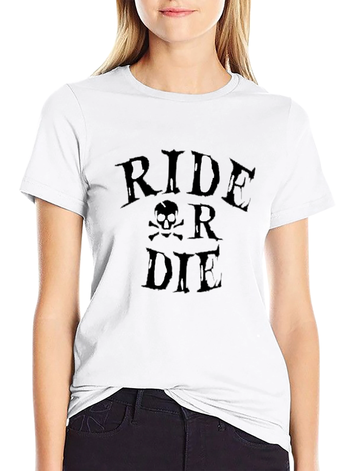 Ride or Die Graphic T-Shirt - Biker Style