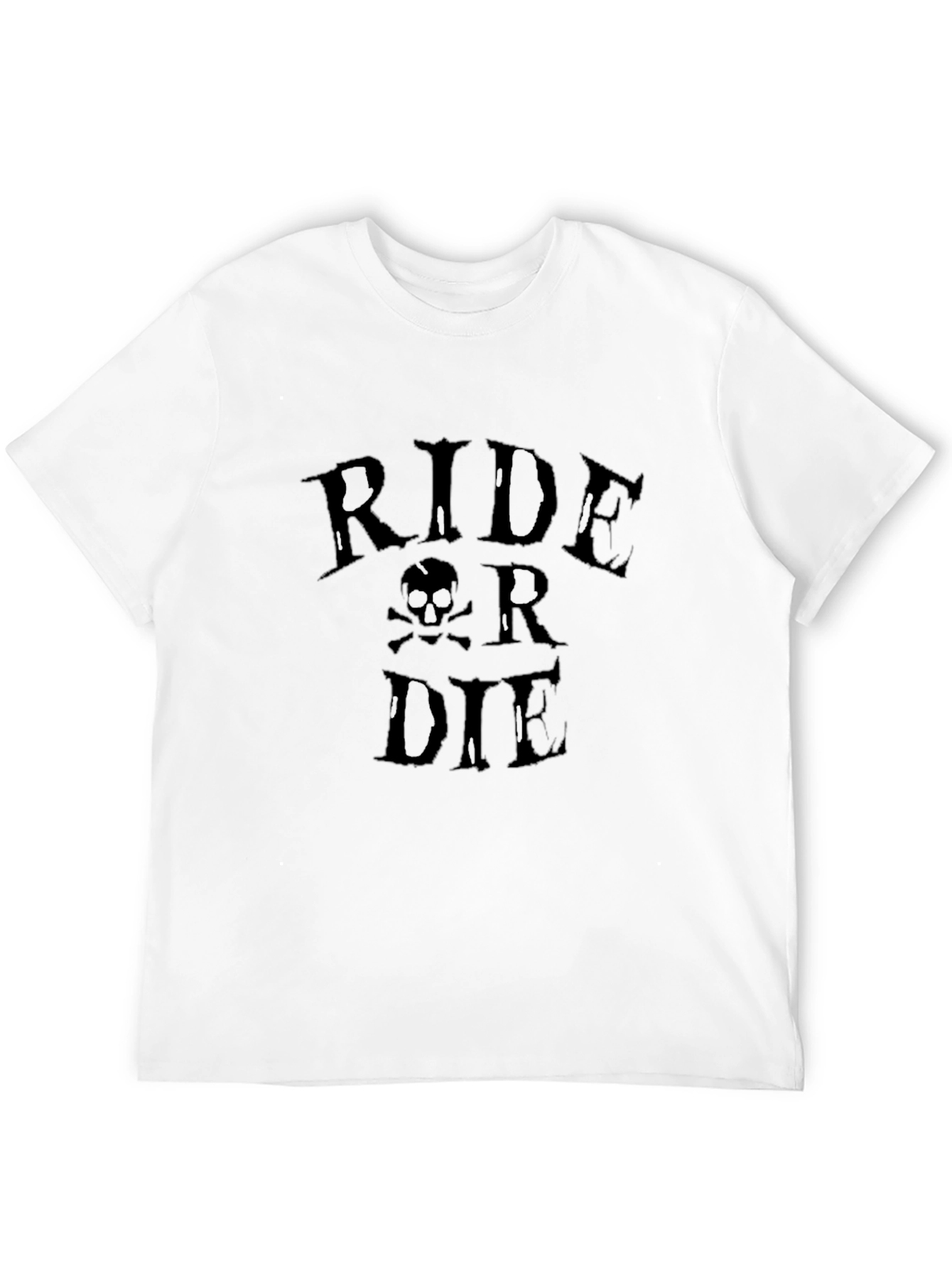 Ride or Die Graphic T-Shirt - Biker Style