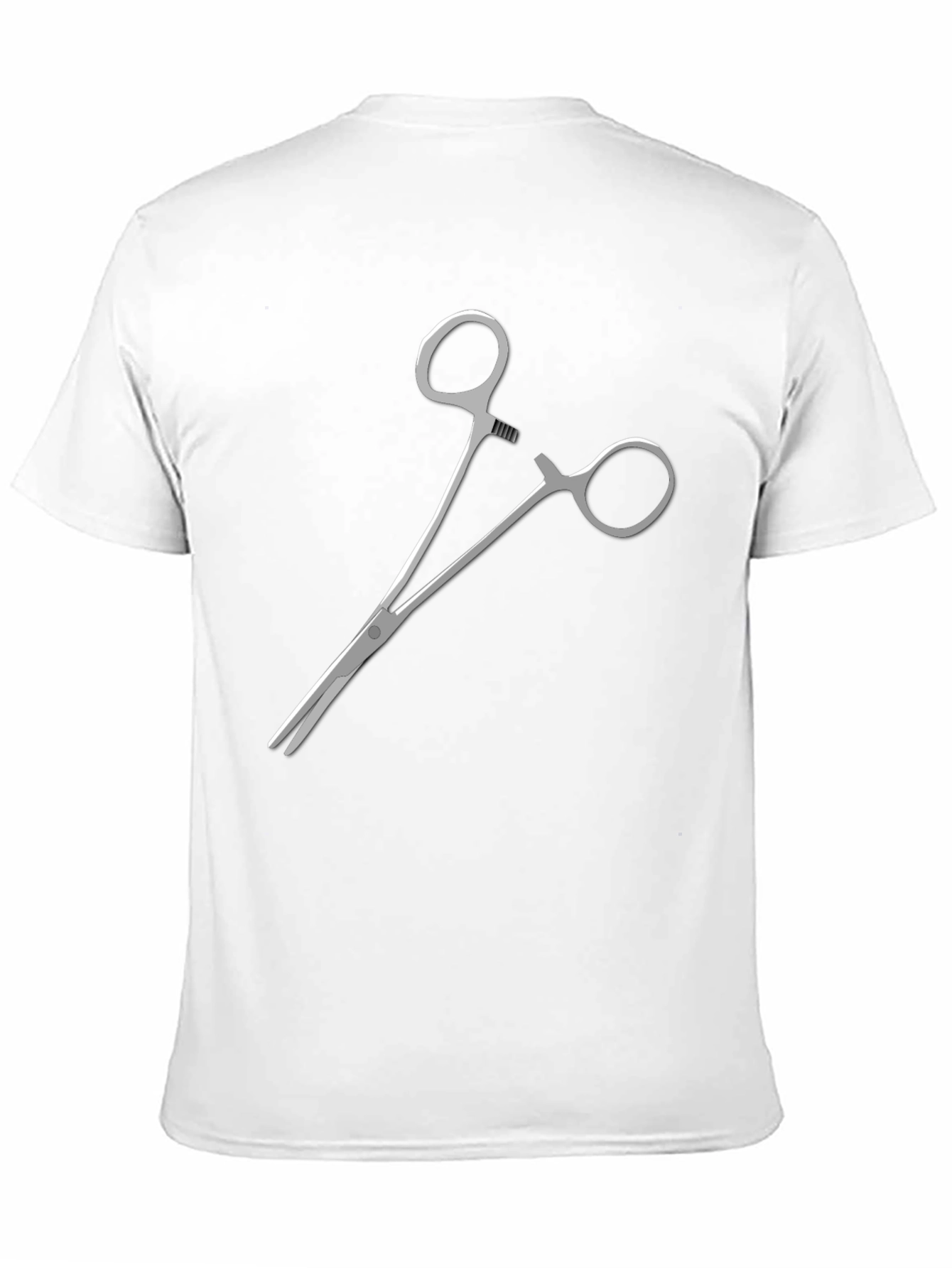 Surgical Clamp Graphic Tee - Black Cotton Blend