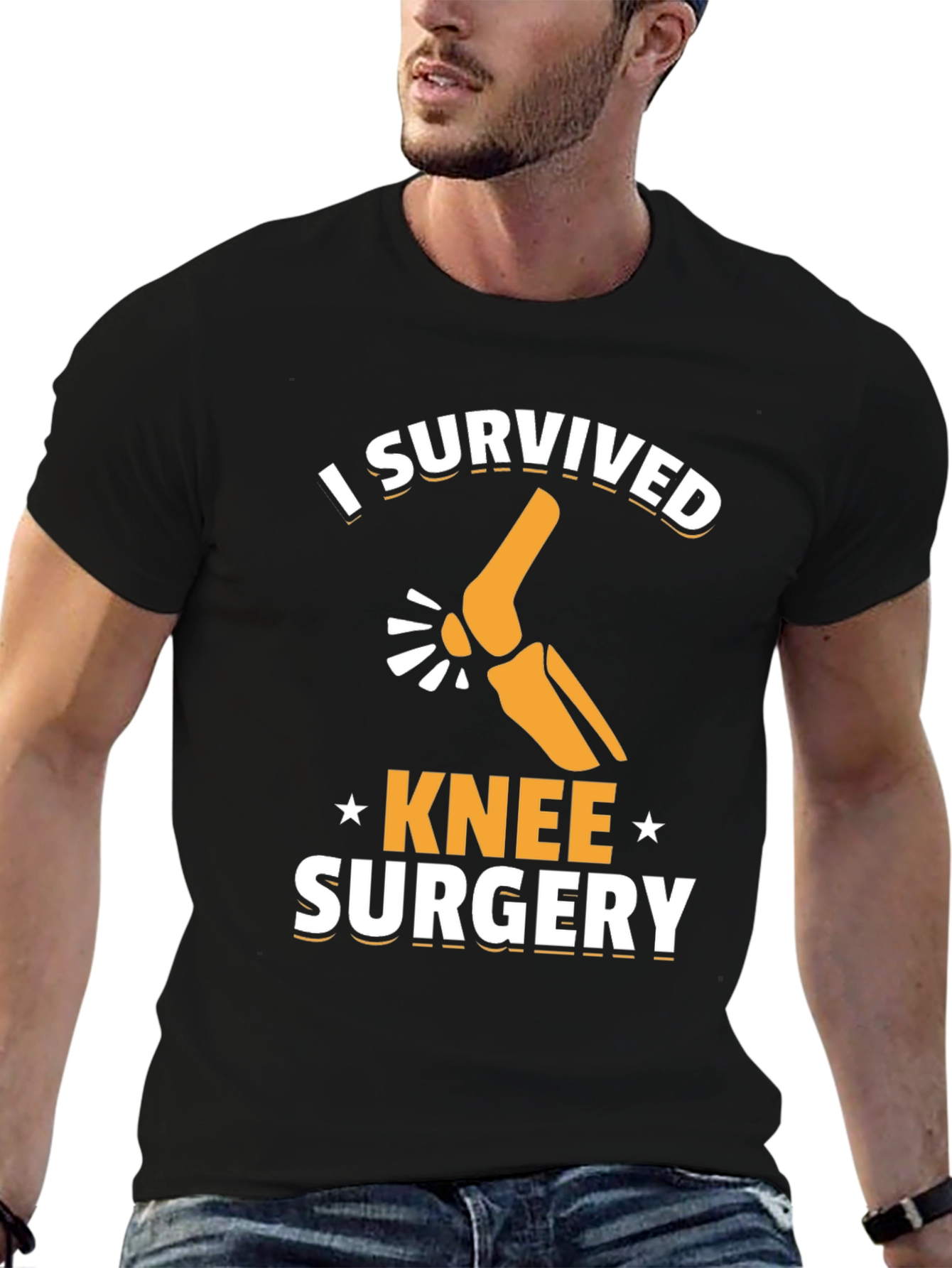 I Survived Knee Surgery Graphic Tee