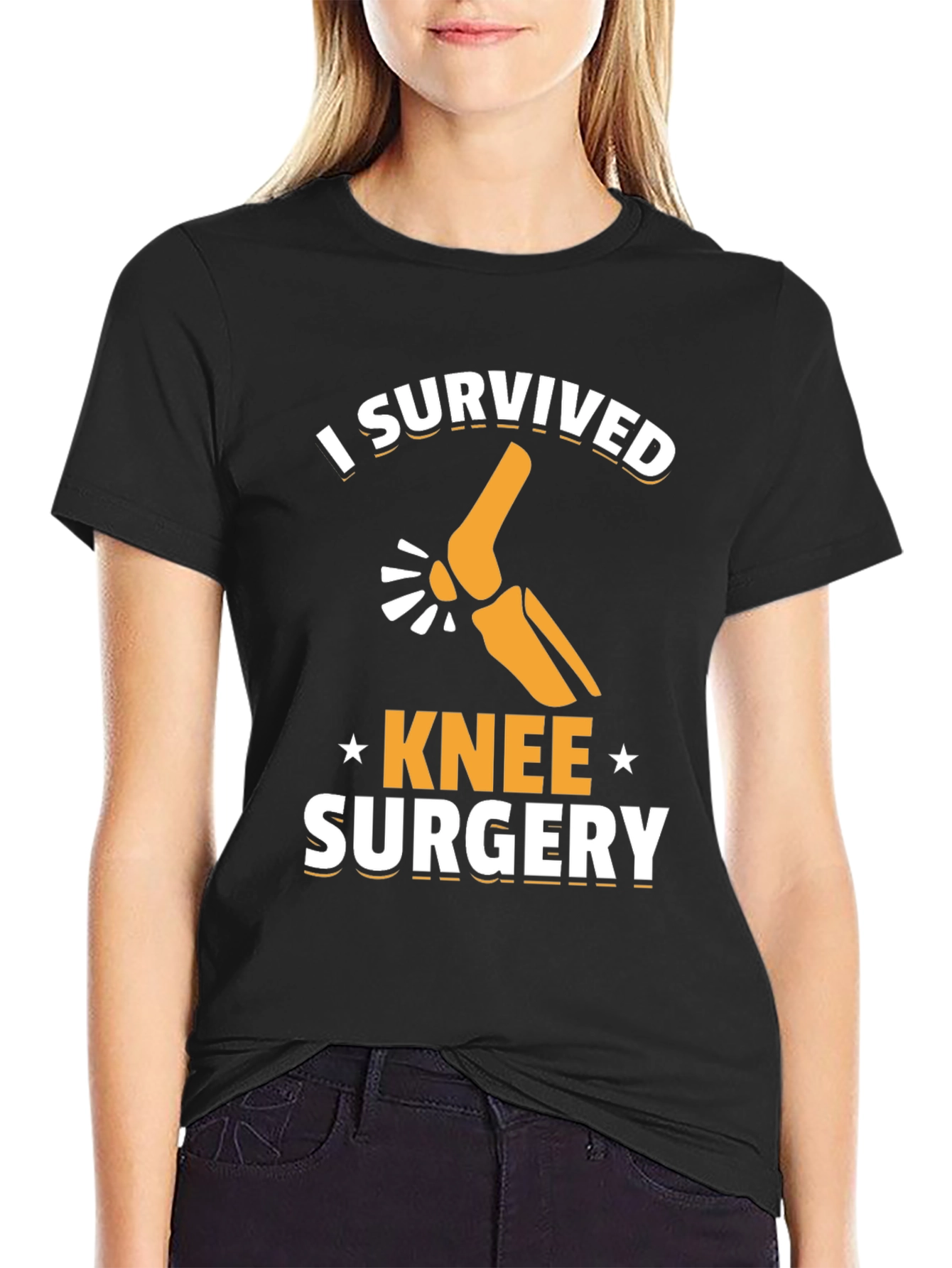 I Survived Knee Surgery Graphic Tee