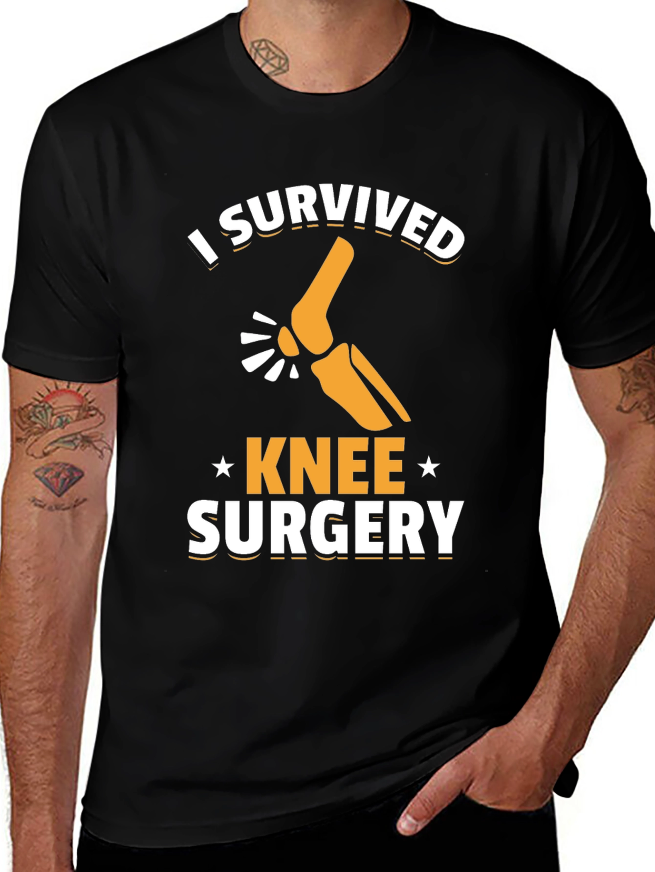 I Survived Knee Surgery Graphic Tee