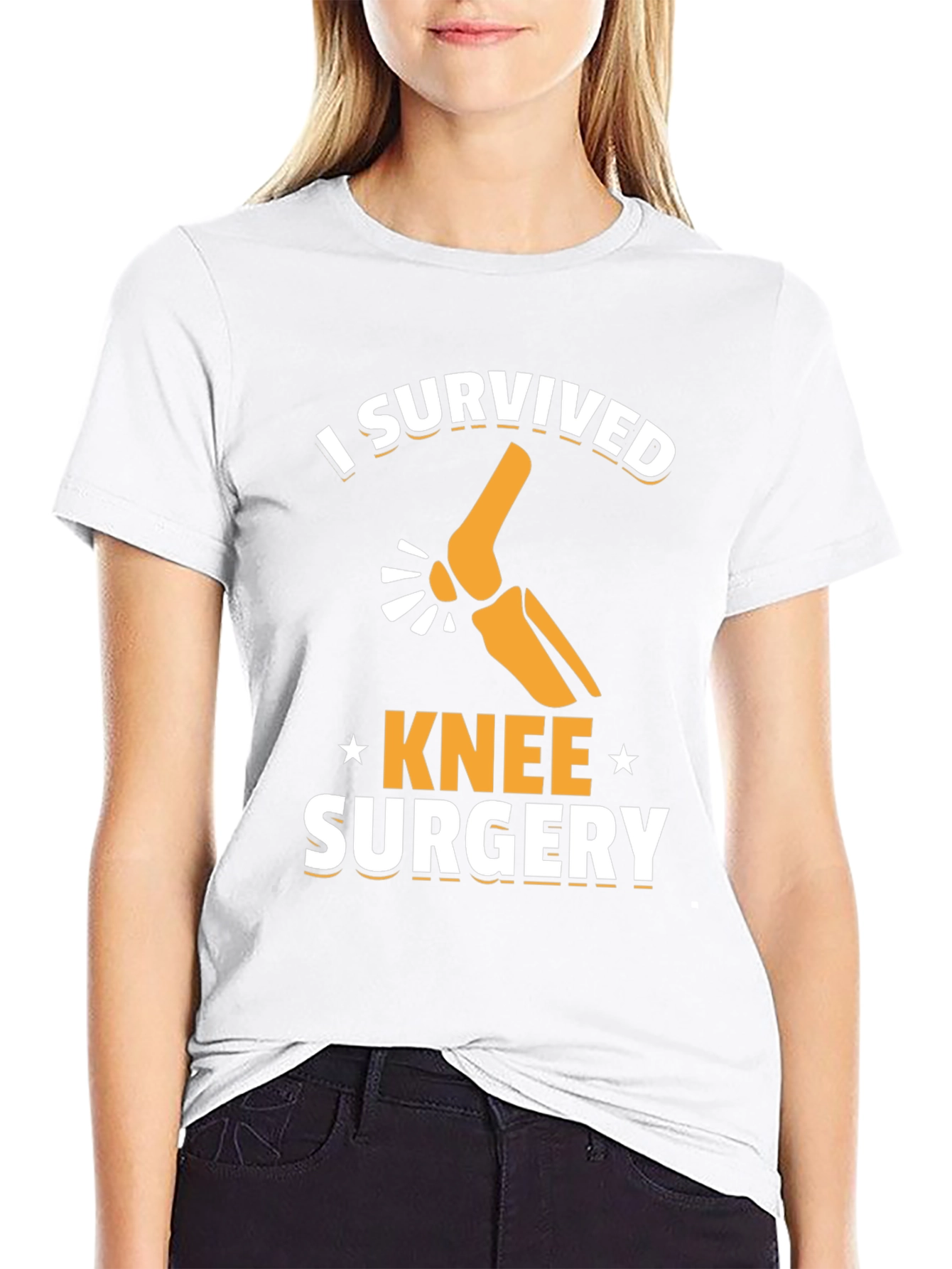 I Survived Knee Surgery Graphic Tee
