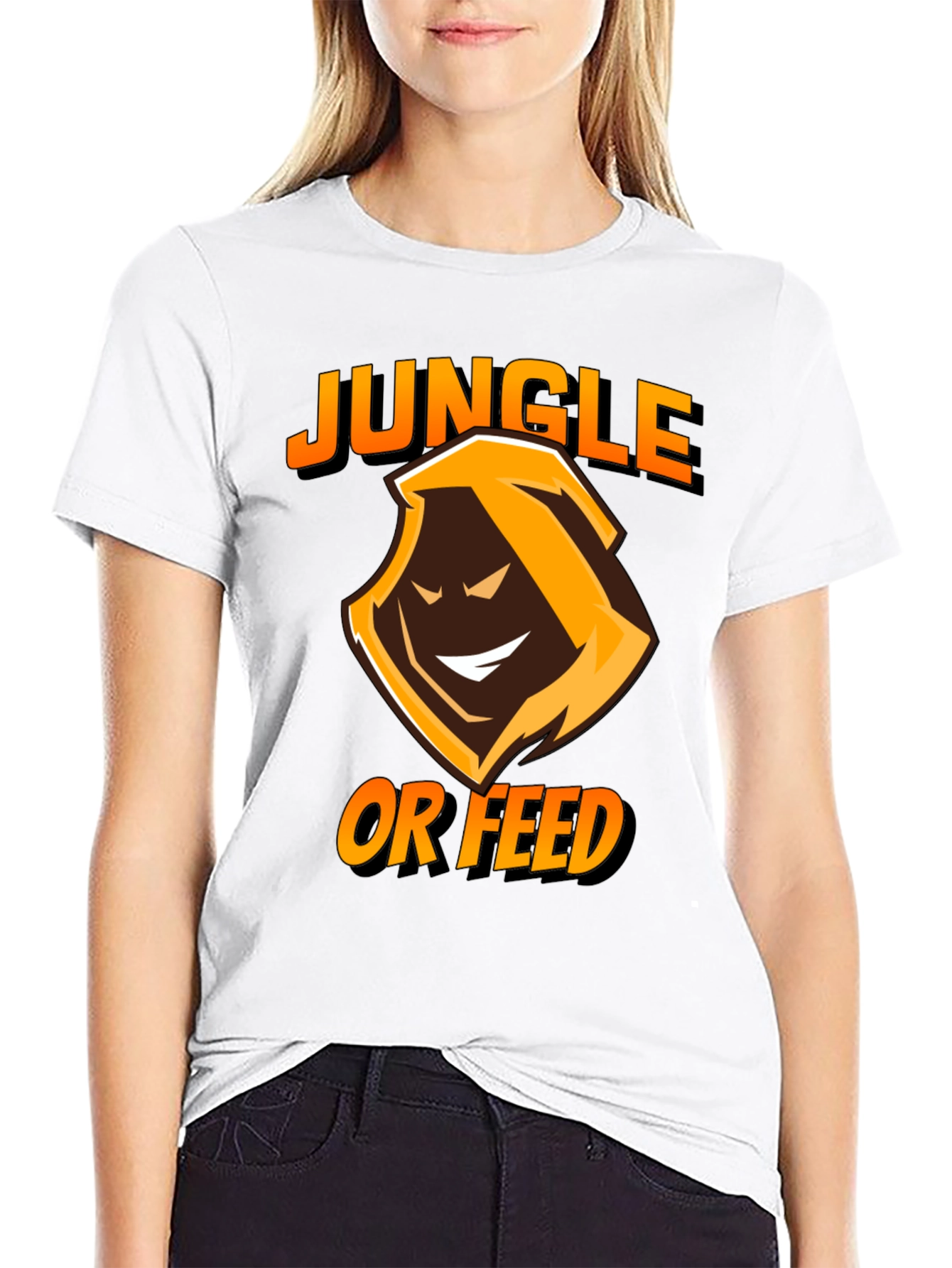 Jungle or Feed Black T-Shirt