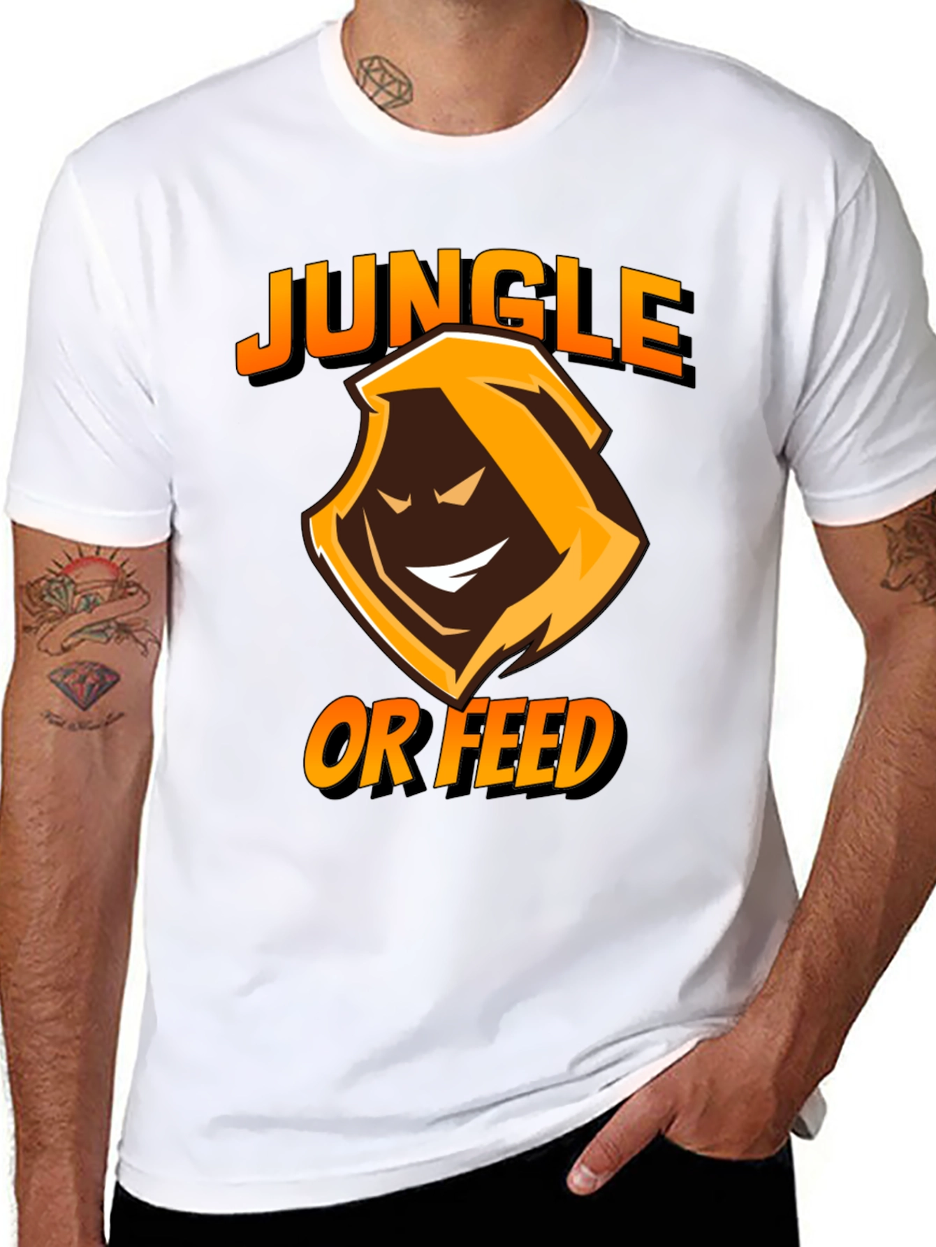 Jungle or Feed Black T-Shirt