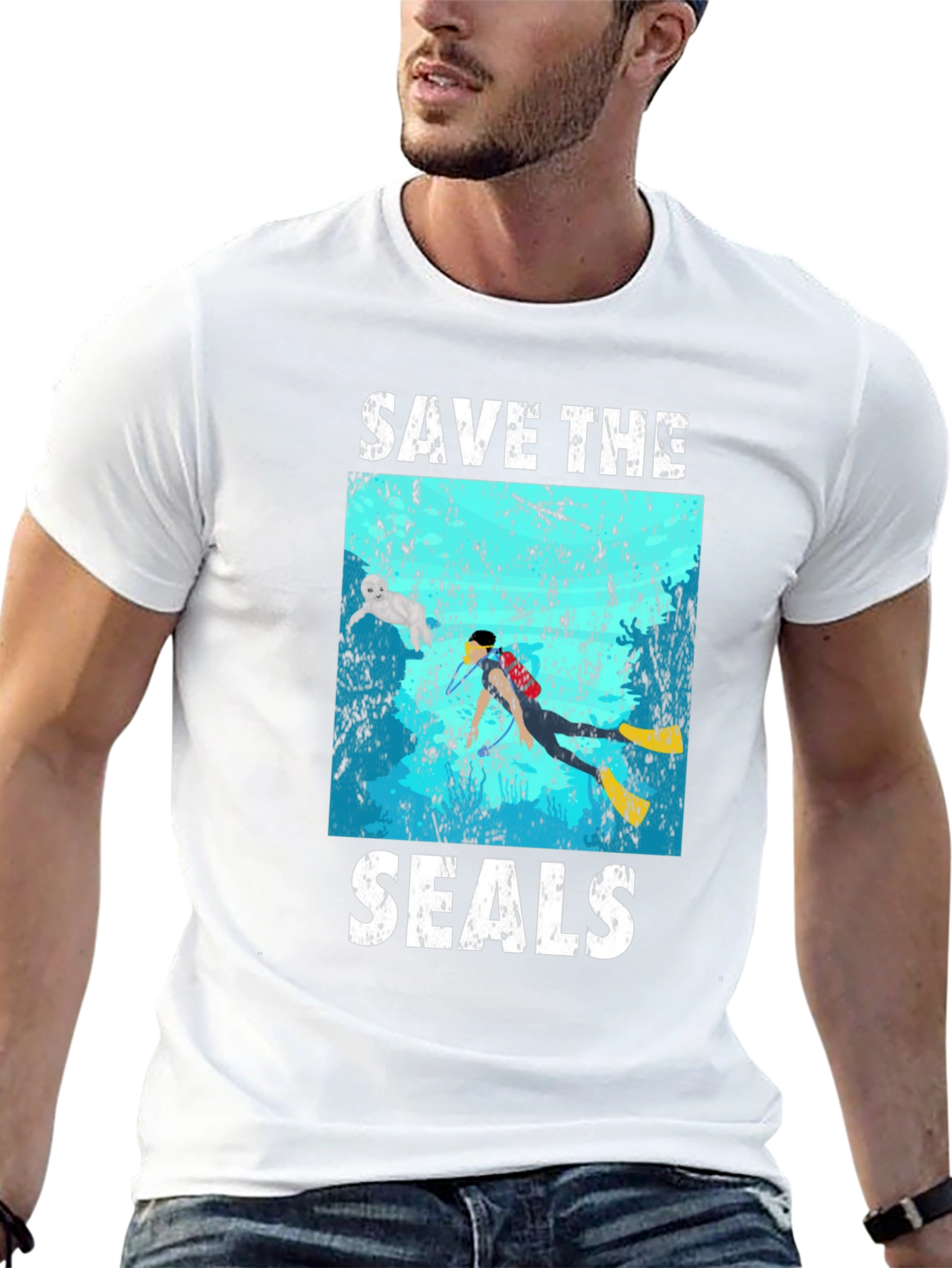 Save the Seals Graphic T-Shirt