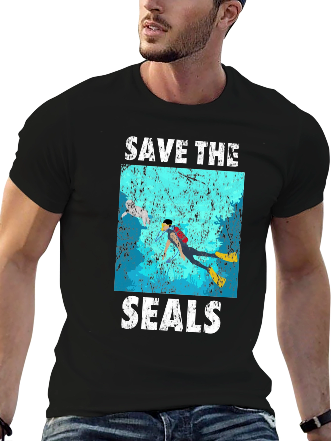 Save the Seals Graphic T-Shirt