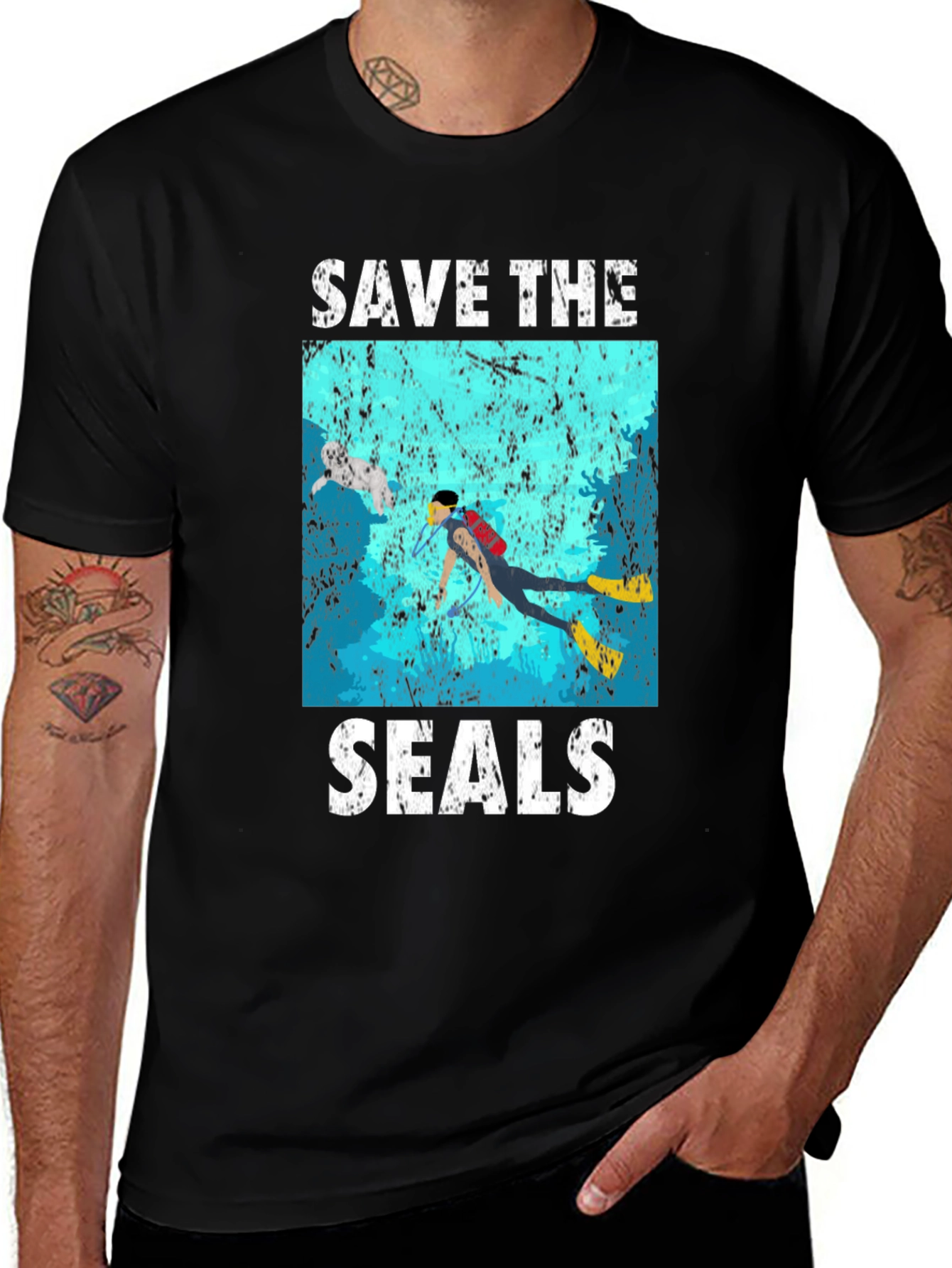 Save the Seals Graphic T-Shirt