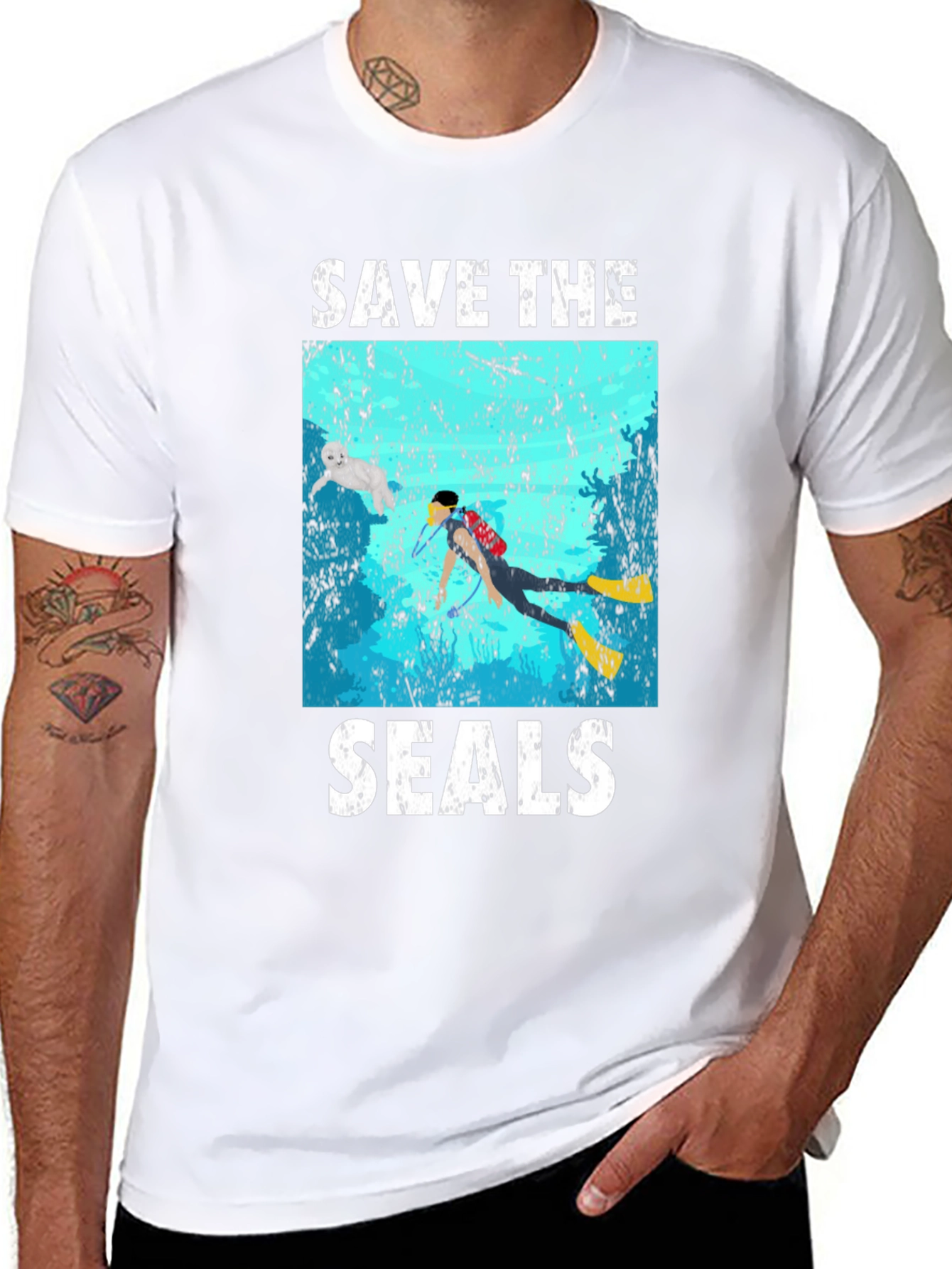 Save the Seals Graphic T-Shirt
