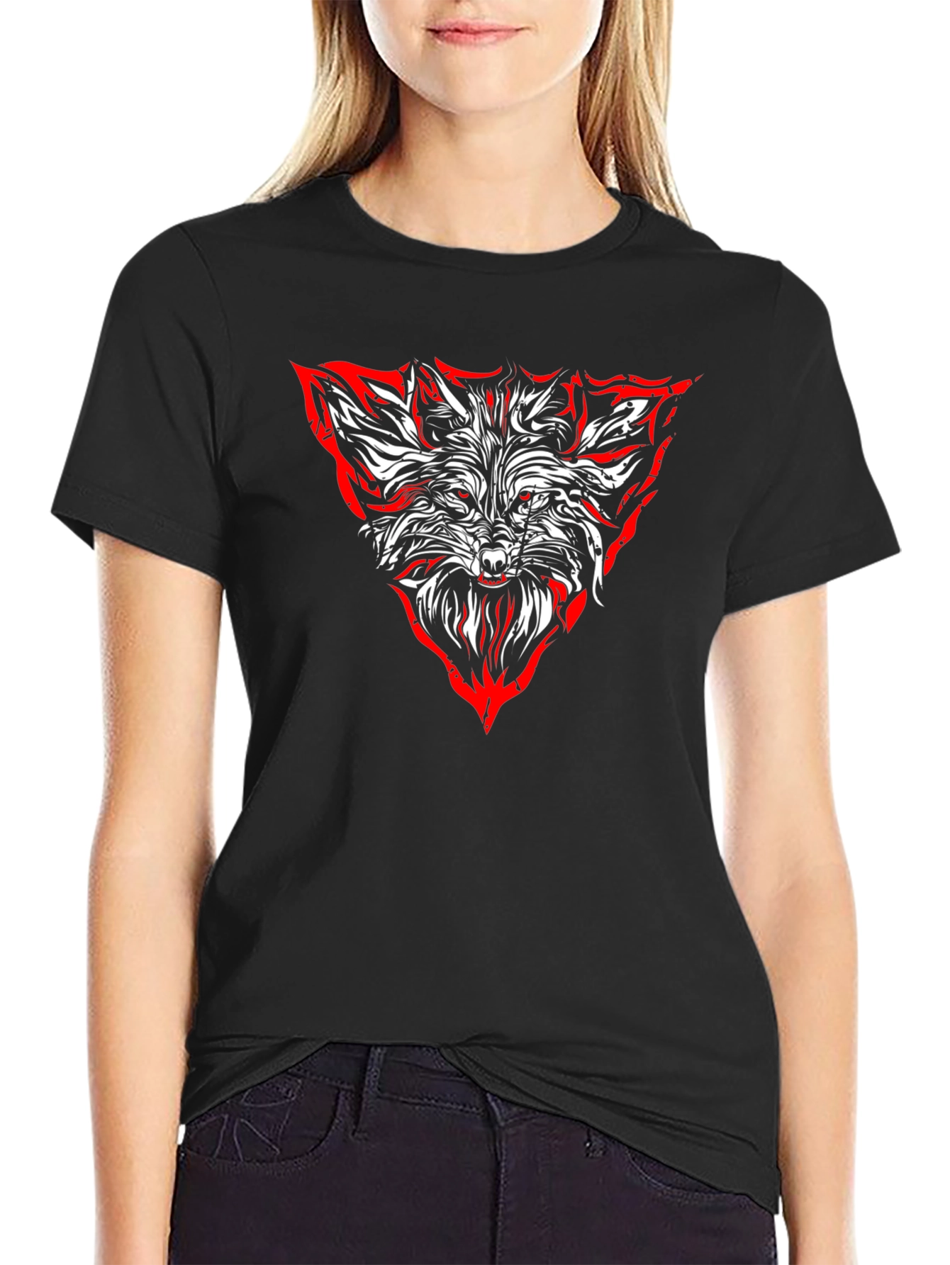 Fox Graphic Tee - Mens Black T-Shirt