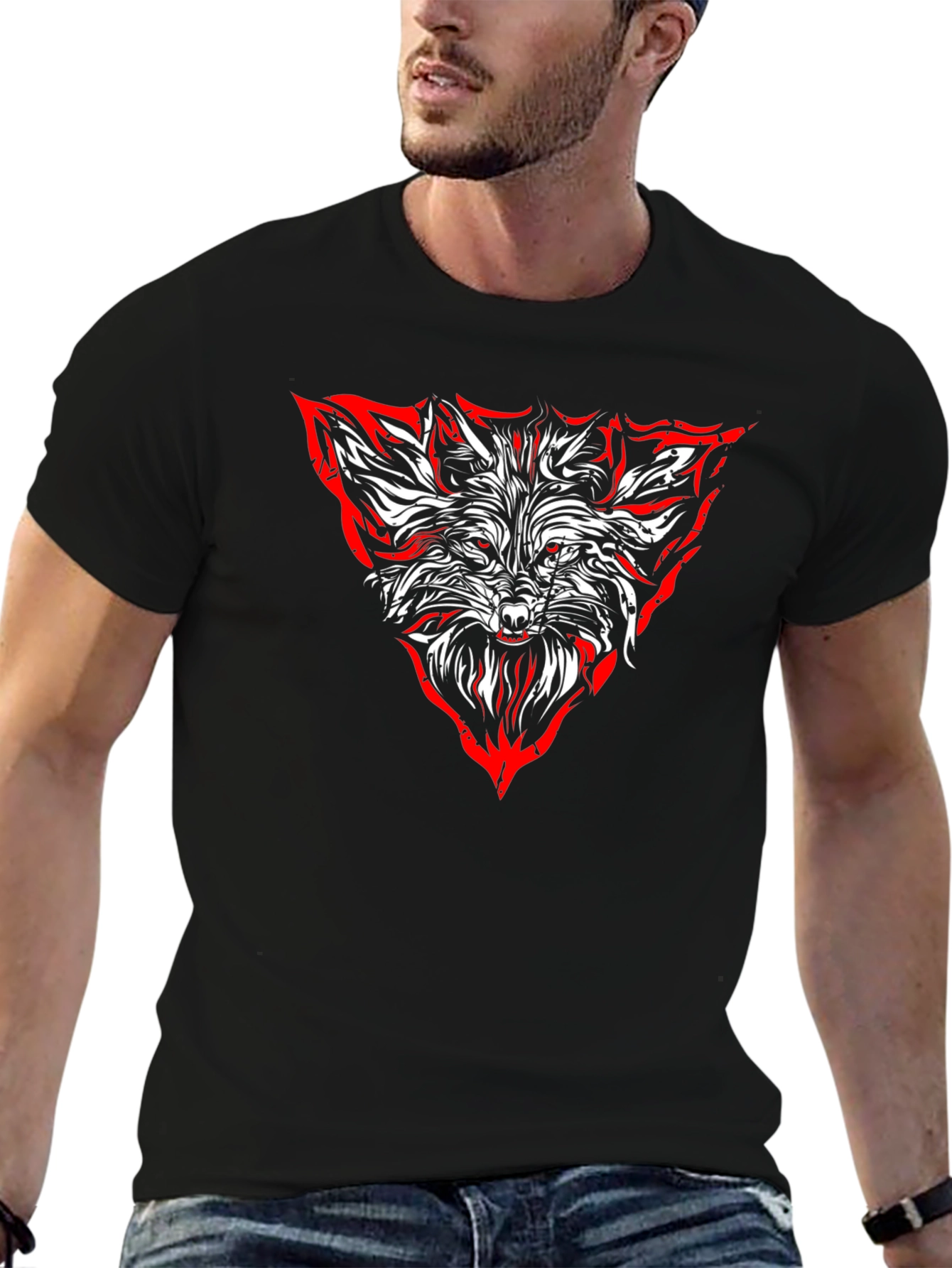 Fox Graphic Tee - Mens Black T-Shirt