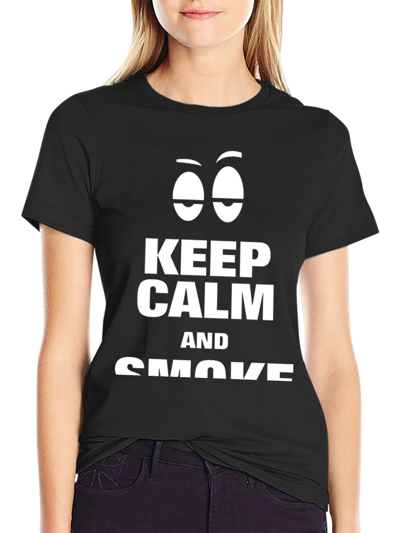 Keep Calm and Smoke Graphic Tee