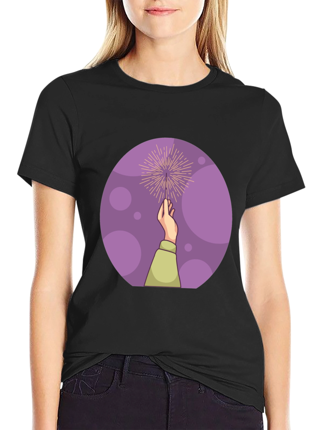 Sparkler Hand Graphic Tee