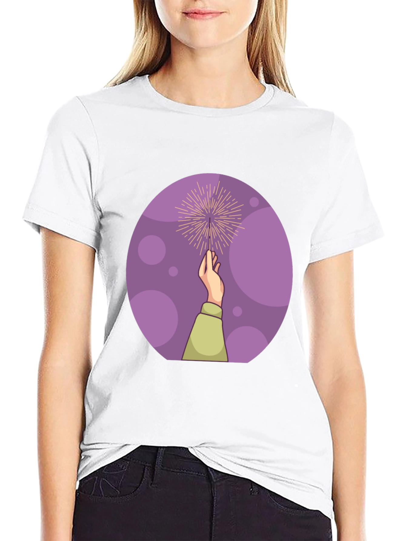 Sparkler Hand Graphic Tee