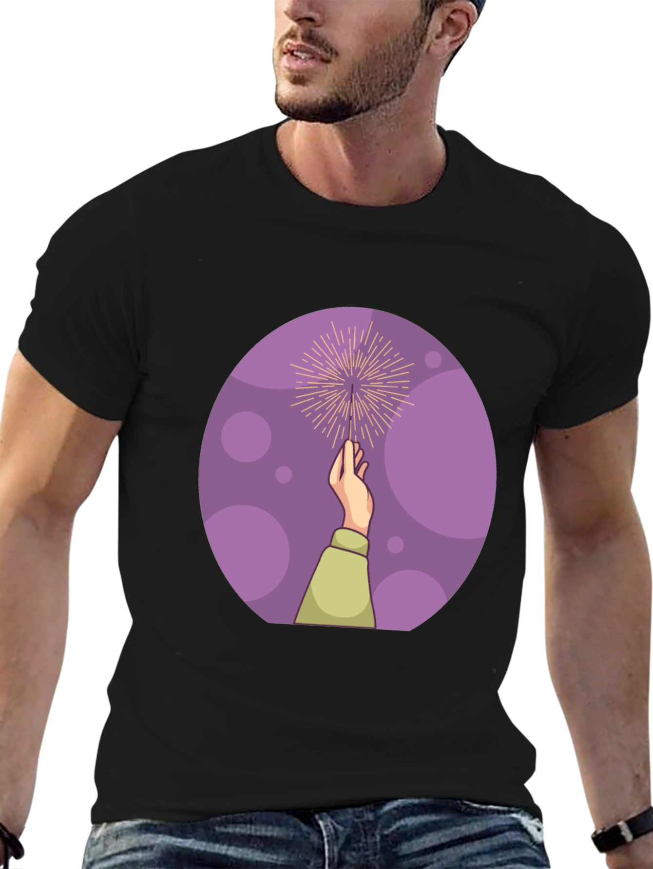 Sparkler Hand Graphic Tee