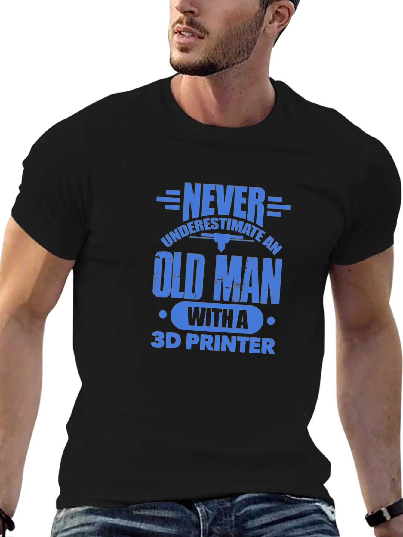 Never Underestimate Old Man T-Shirt