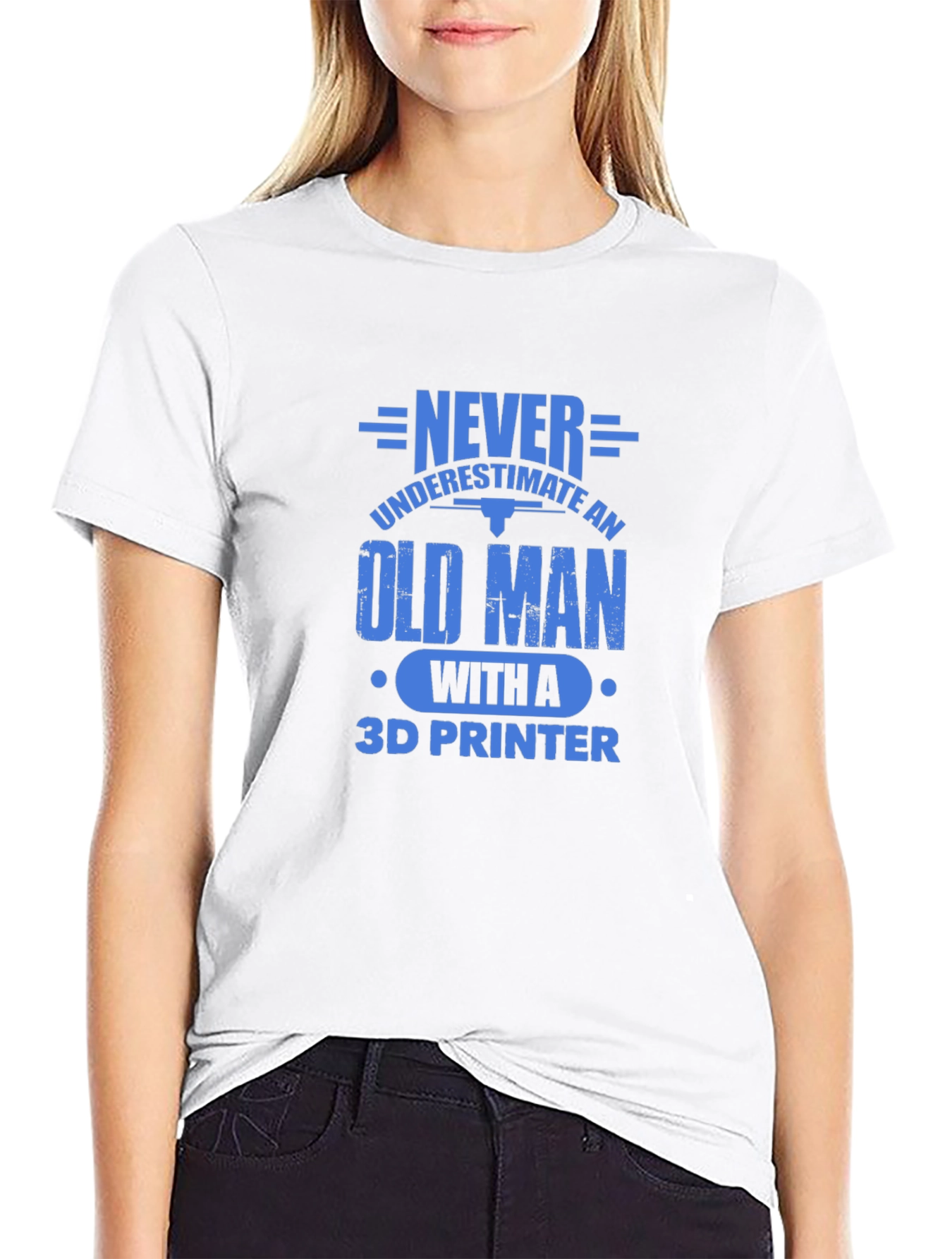 Never Underestimate Old Man T-Shirt