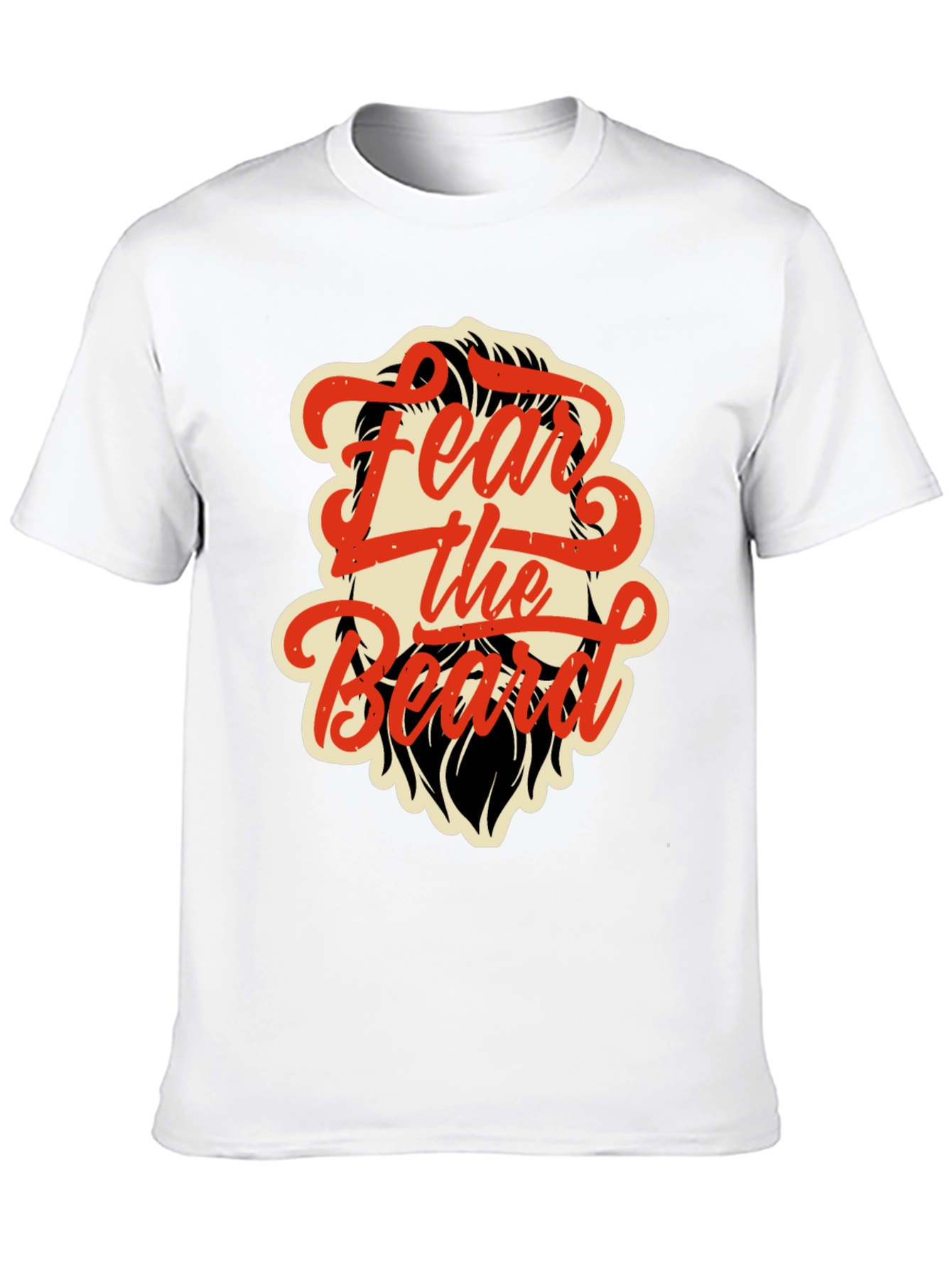 Fear the Beard Graphic Tee - Black