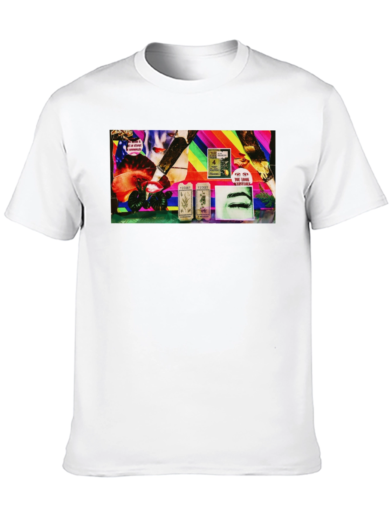 Unique Graphic Print Black T-Shirt