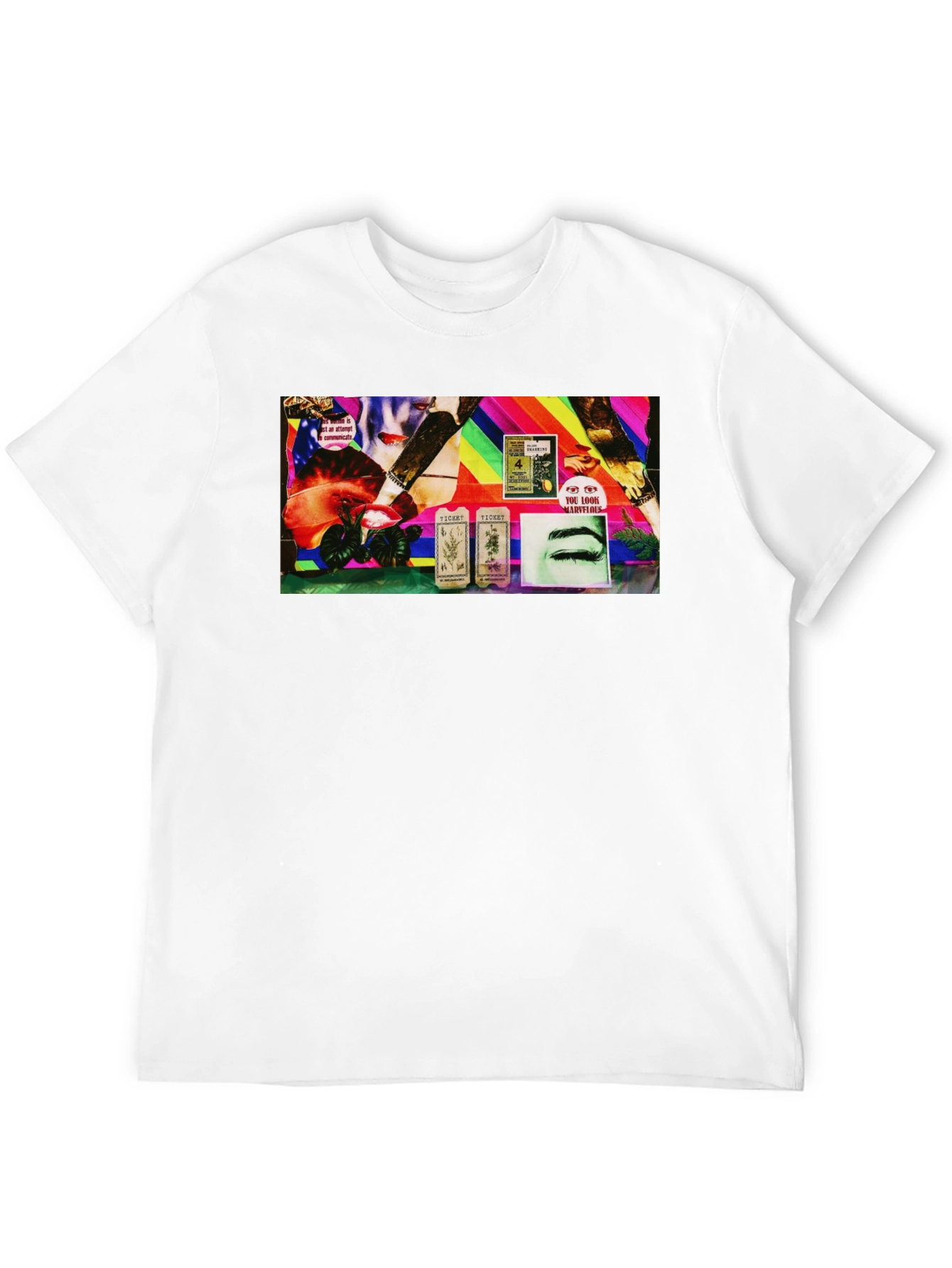 Unique Graphic Print Black T-Shirt