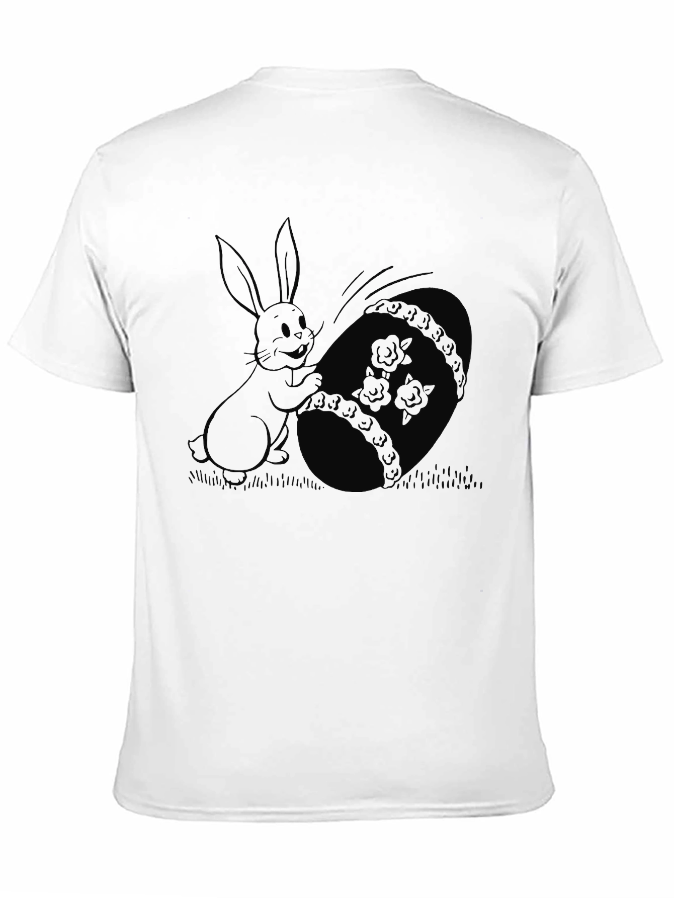 Easter Bunny T-Shirt - Whimsical Cartoon Design