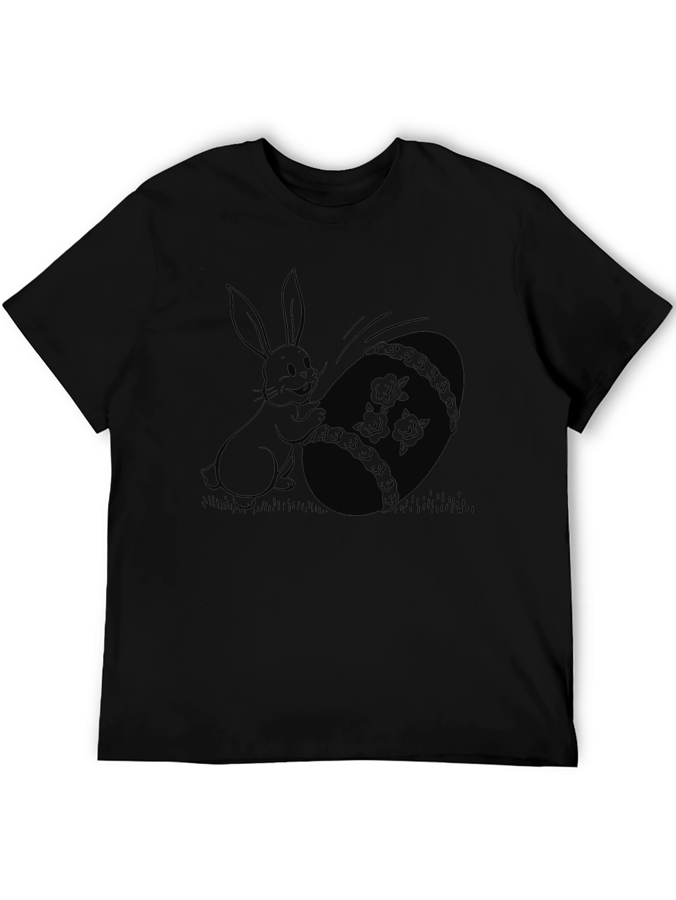Easter Bunny T-Shirt - Whimsical Cartoon Design
