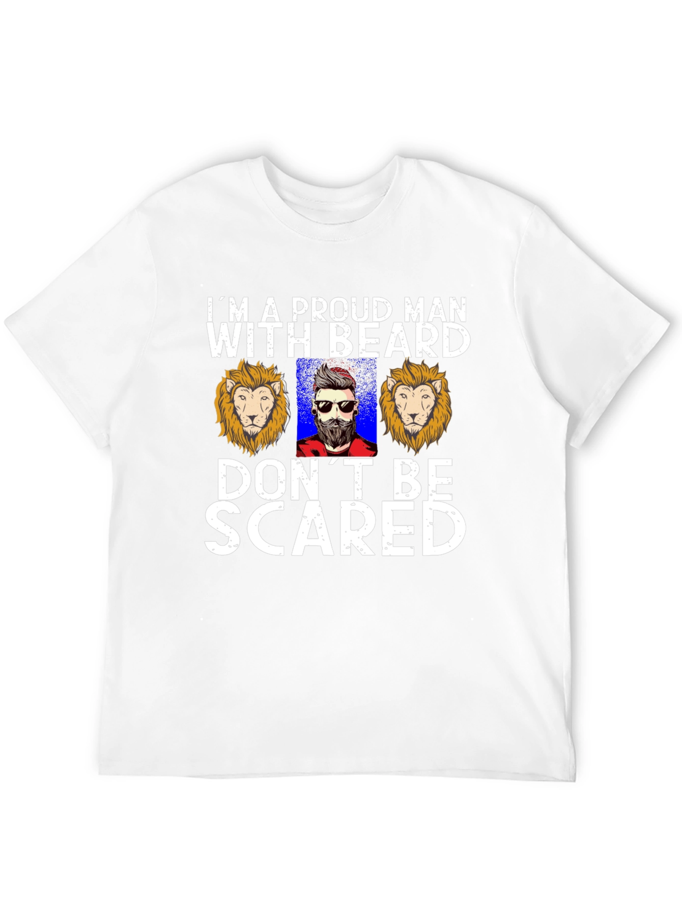 Proud Beard Man Graphic T-Shirt