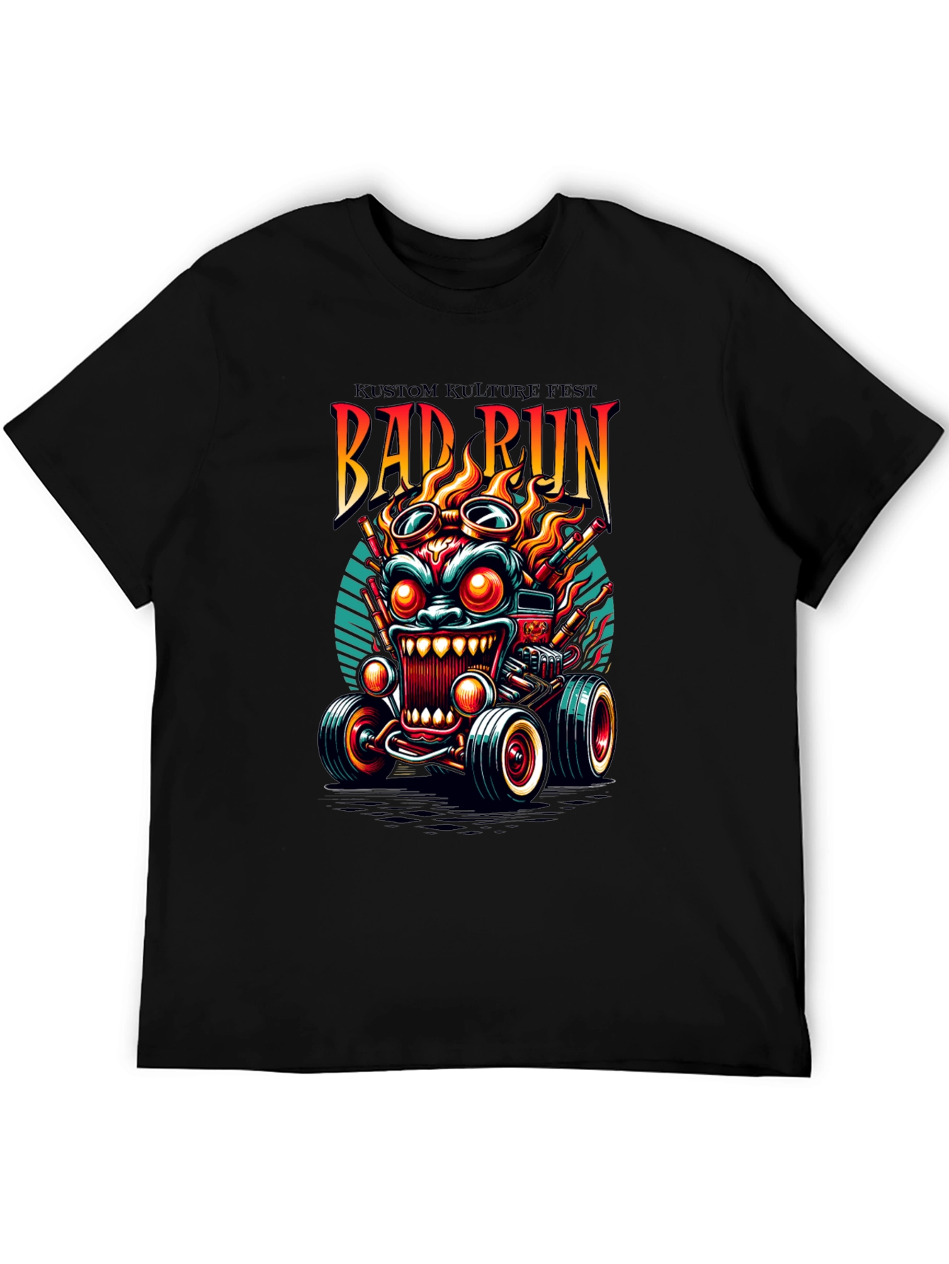 Kustom Kulture Fest Bad Run Graphic Tee