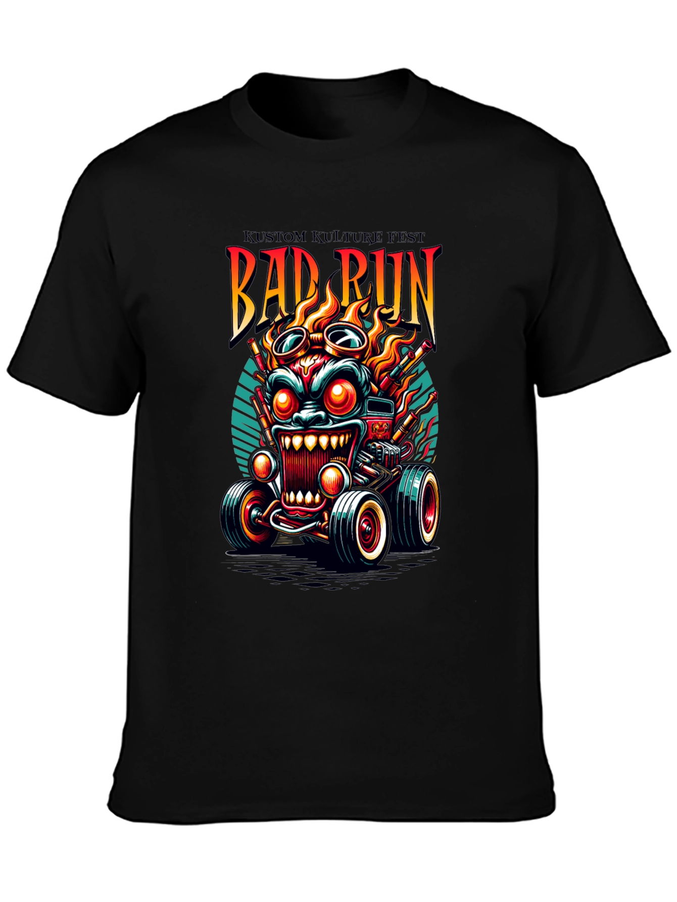 Kustom Kulture Fest Bad Run Graphic Tee