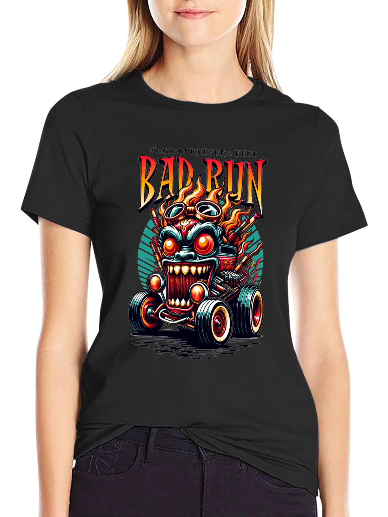 Kustom Kulture Fest Bad Run Graphic Tee