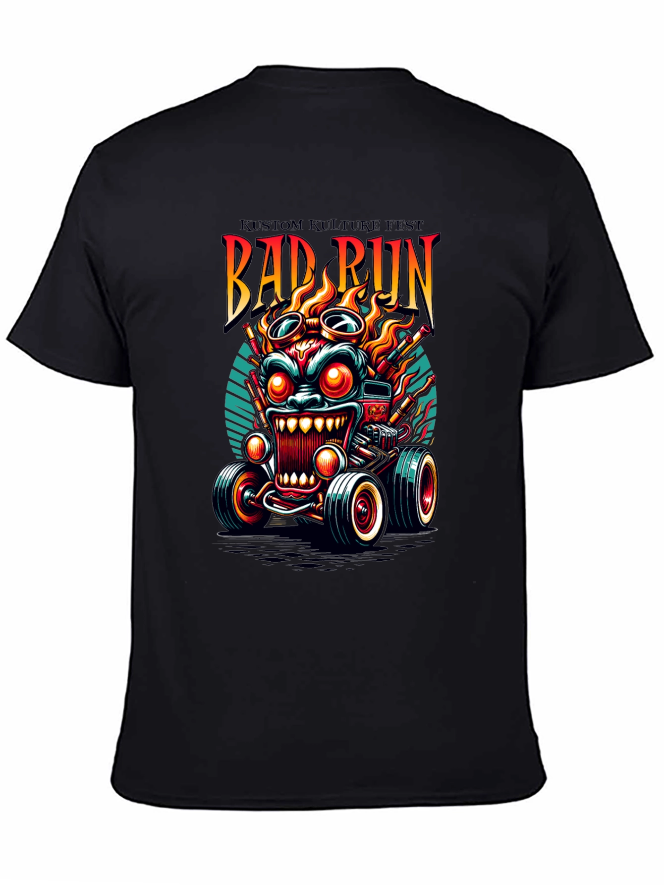 Kustom Kulture Fest Bad Run Graphic Tee