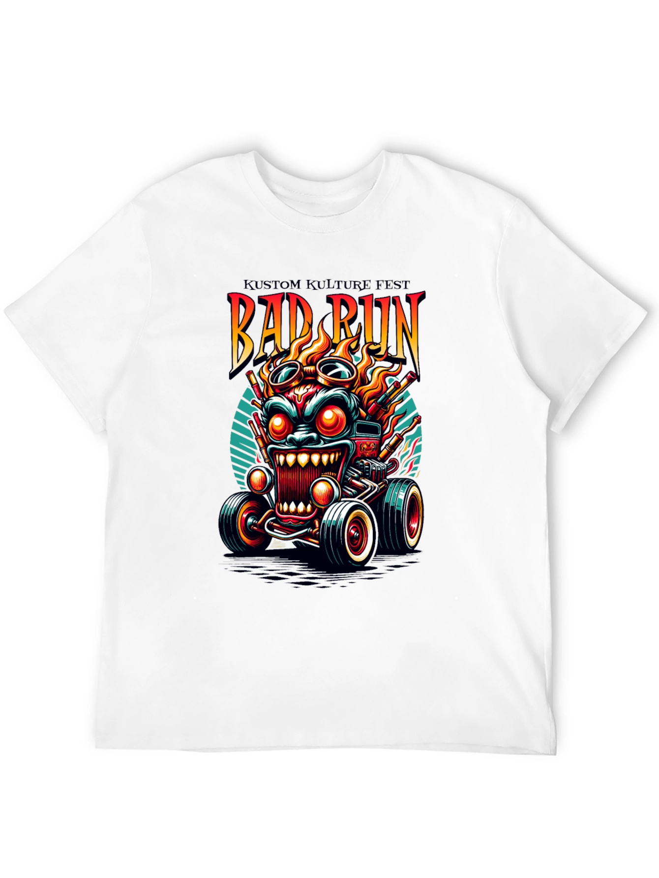 Kustom Kulture Fest Bad Run Graphic Tee