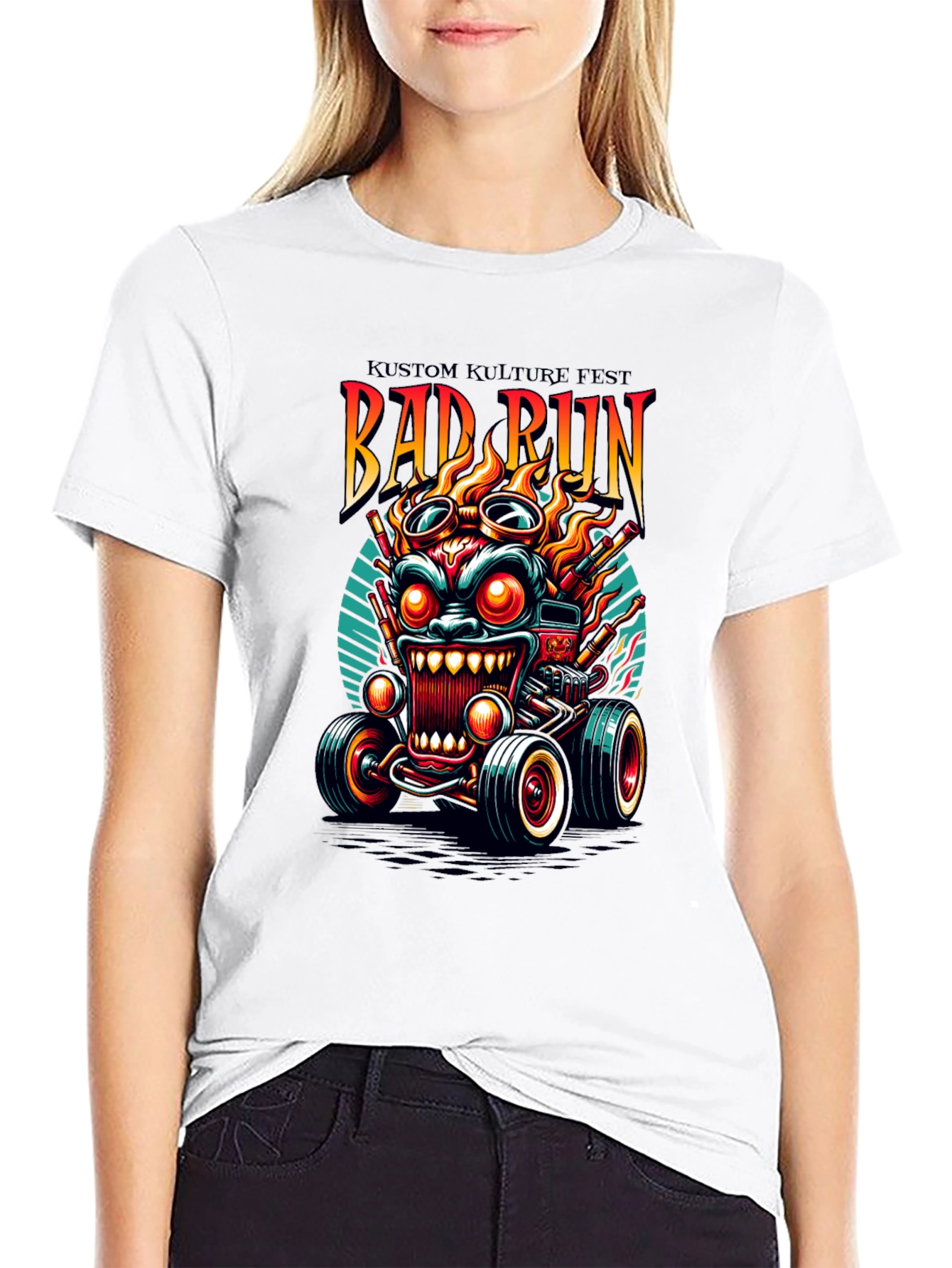 Kustom Kulture Fest Bad Run Graphic Tee