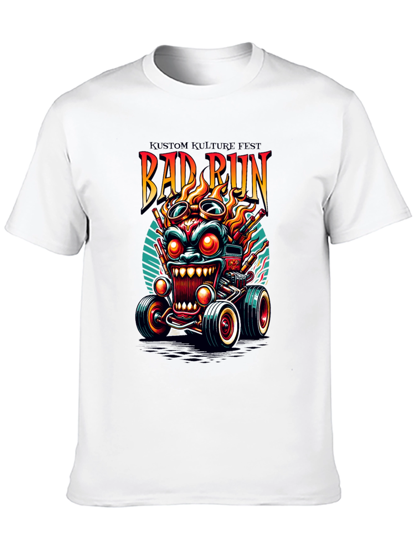 Kustom Kulture Fest Bad Run Graphic Tee
