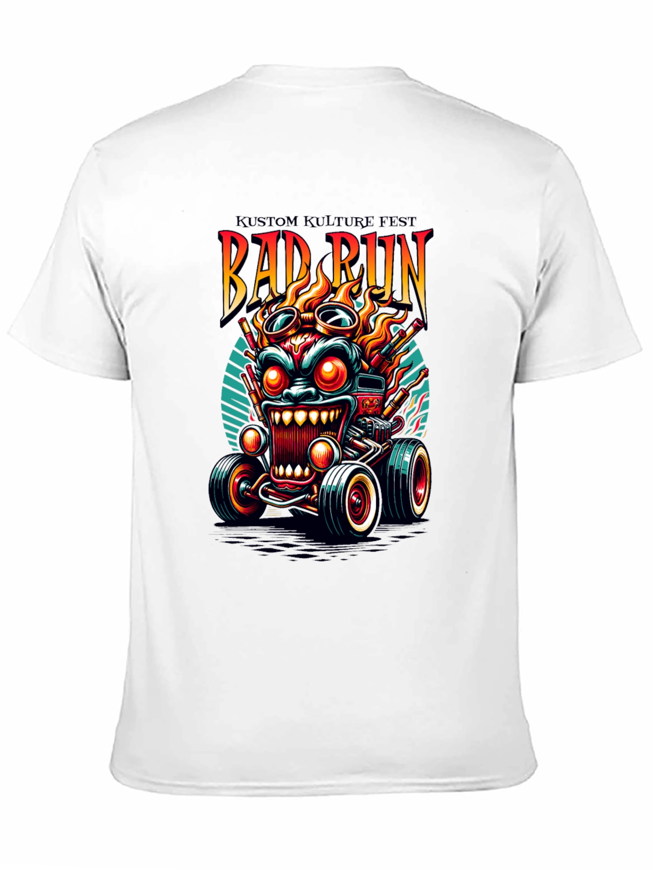 Kustom Kulture Fest Bad Run Graphic Tee