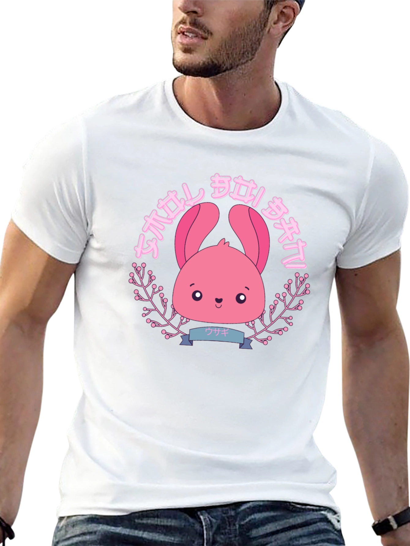 Kawaii Bunny Graphic T-Shirt