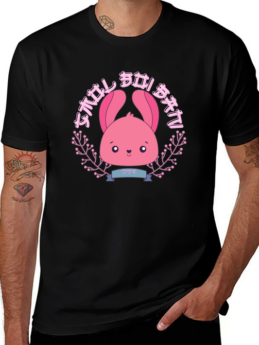 Kawaii Bunny Graphic T-Shirt