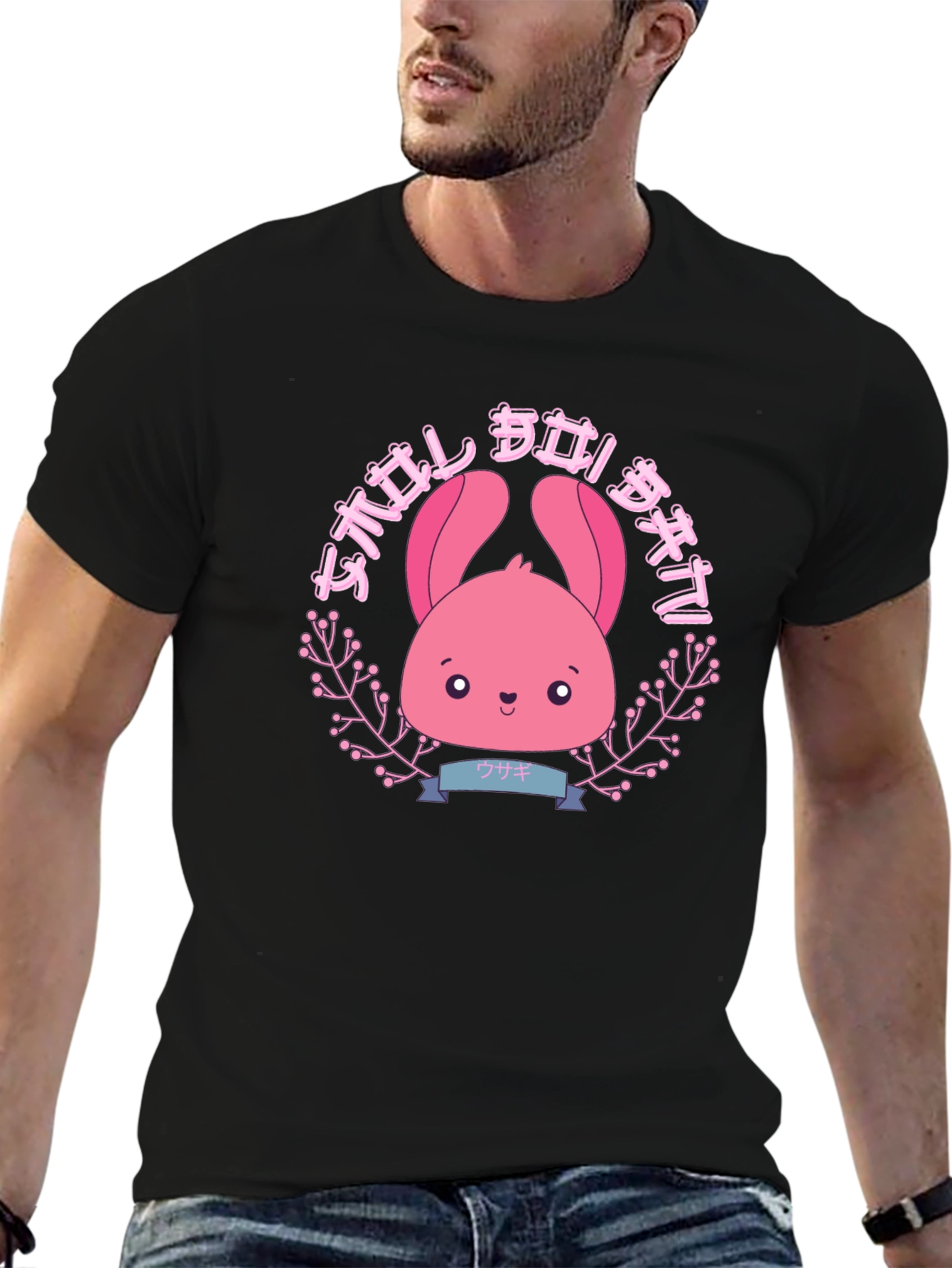 Kawaii Bunny Graphic T-Shirt