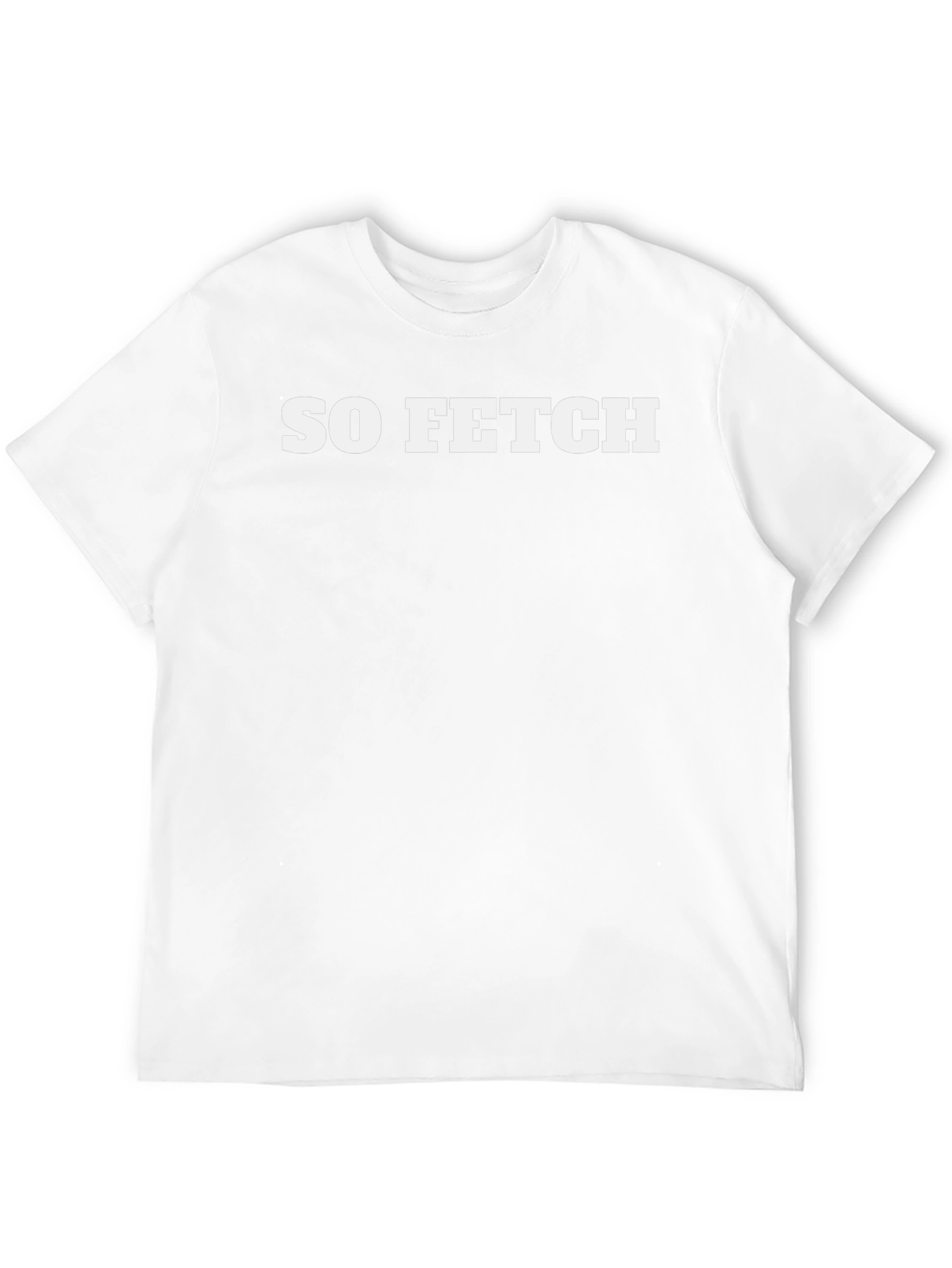 So Fetch Graphic Tee - Black Cotton T-Shirt