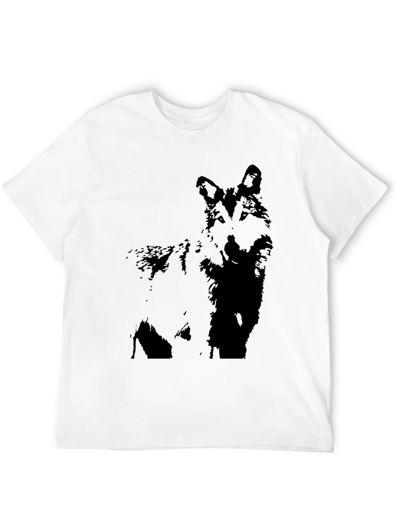 Wolf Graphic Black T-Shirt