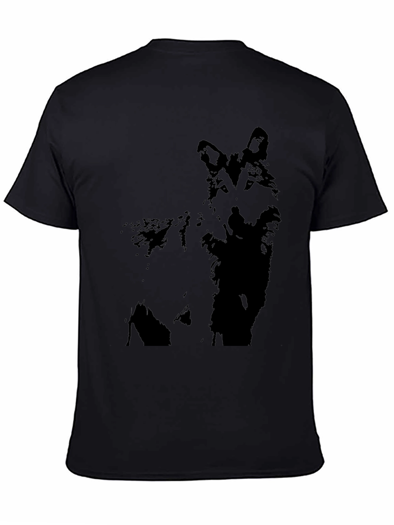 Wolf Graphic Black T-Shirt