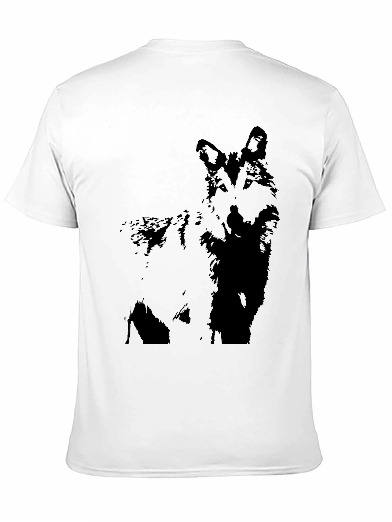 Wolf Graphic Black T-Shirt