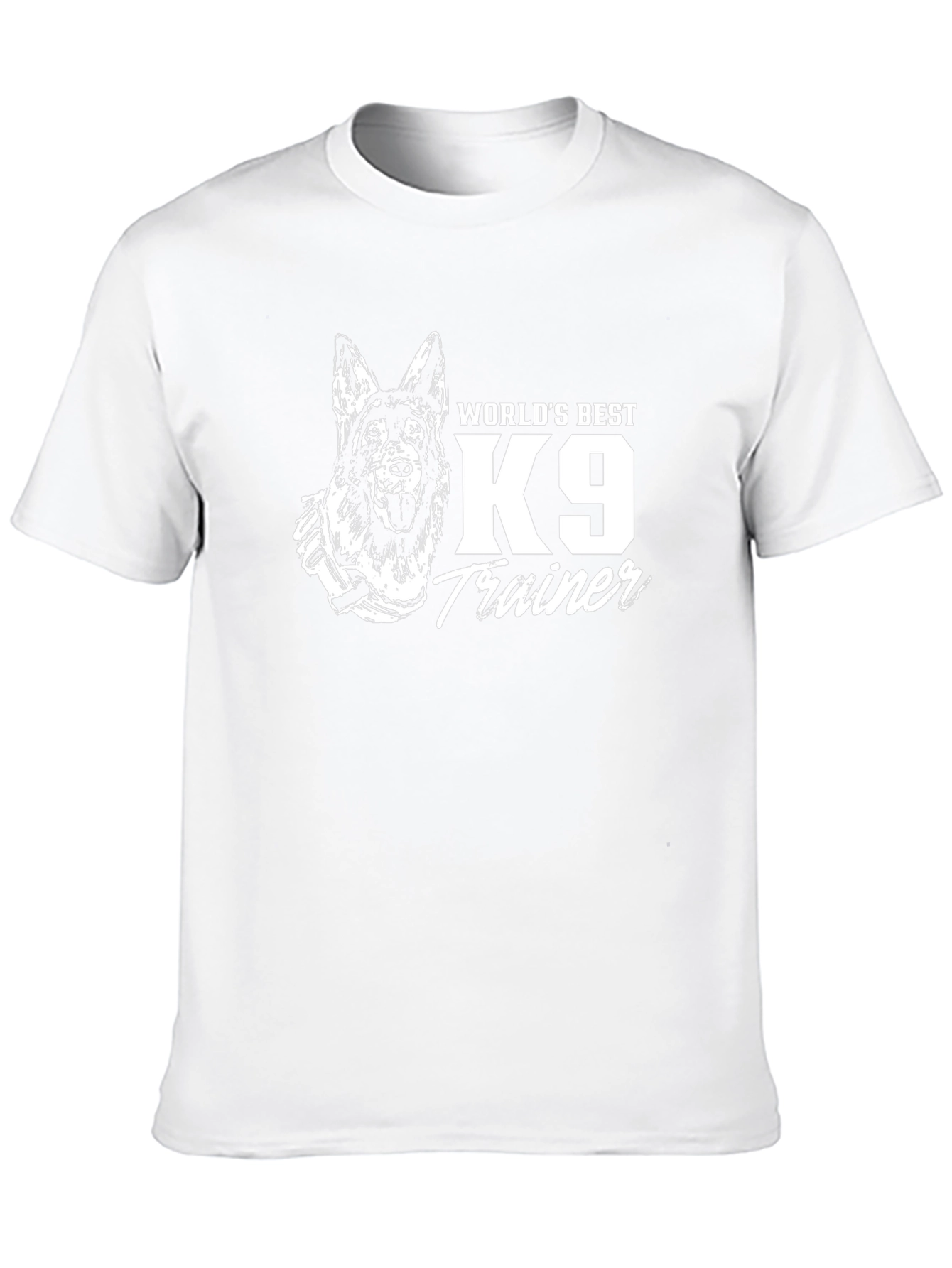 Worlds Best K9 Trainer Black T-Shirt